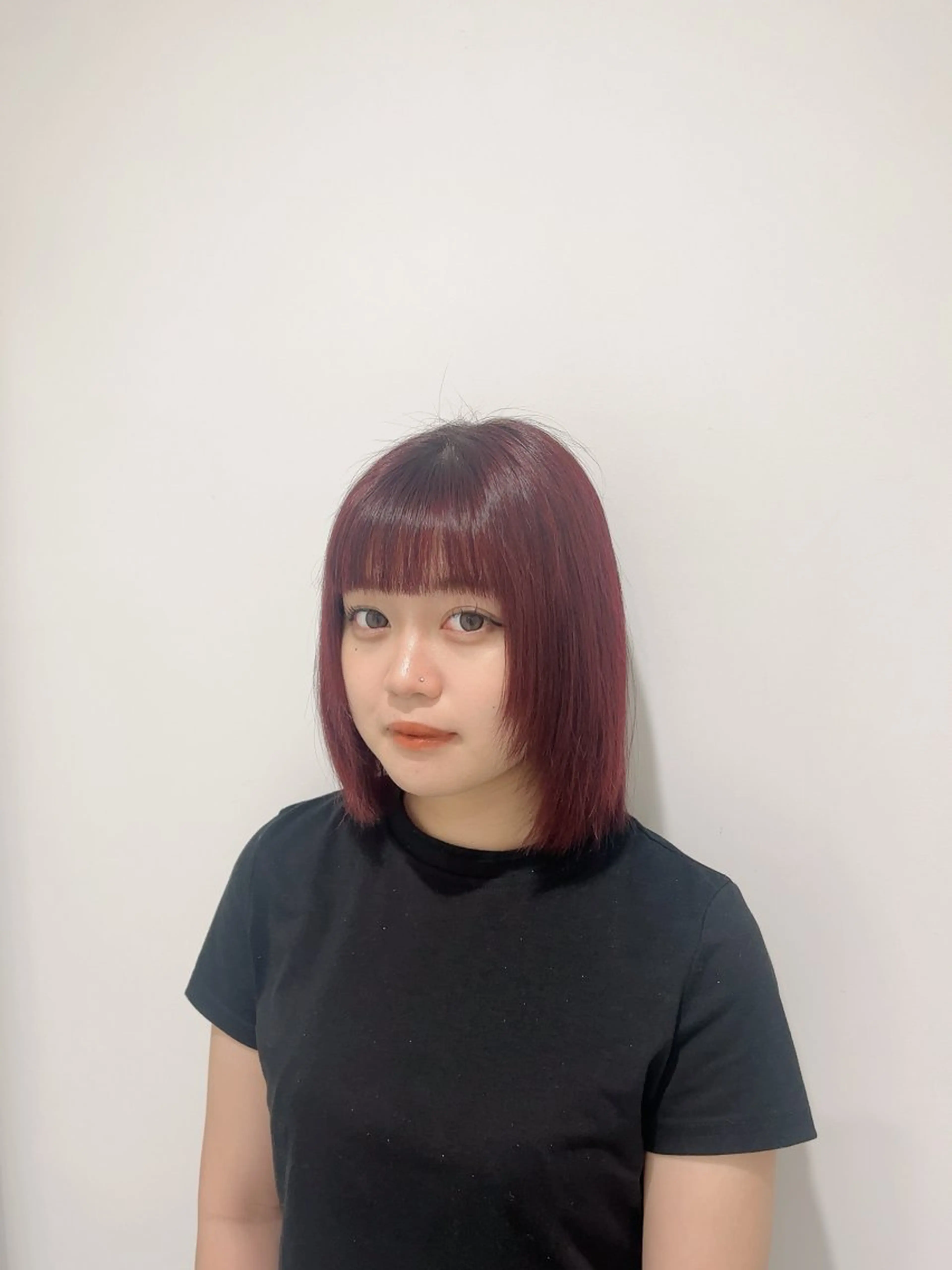 ミディアム カラー ヘアアレンジ ヘアカラー トリートメント ヘアセット 🎀Girly艶髪カ ラー🎀Harukaのヘアスタイル