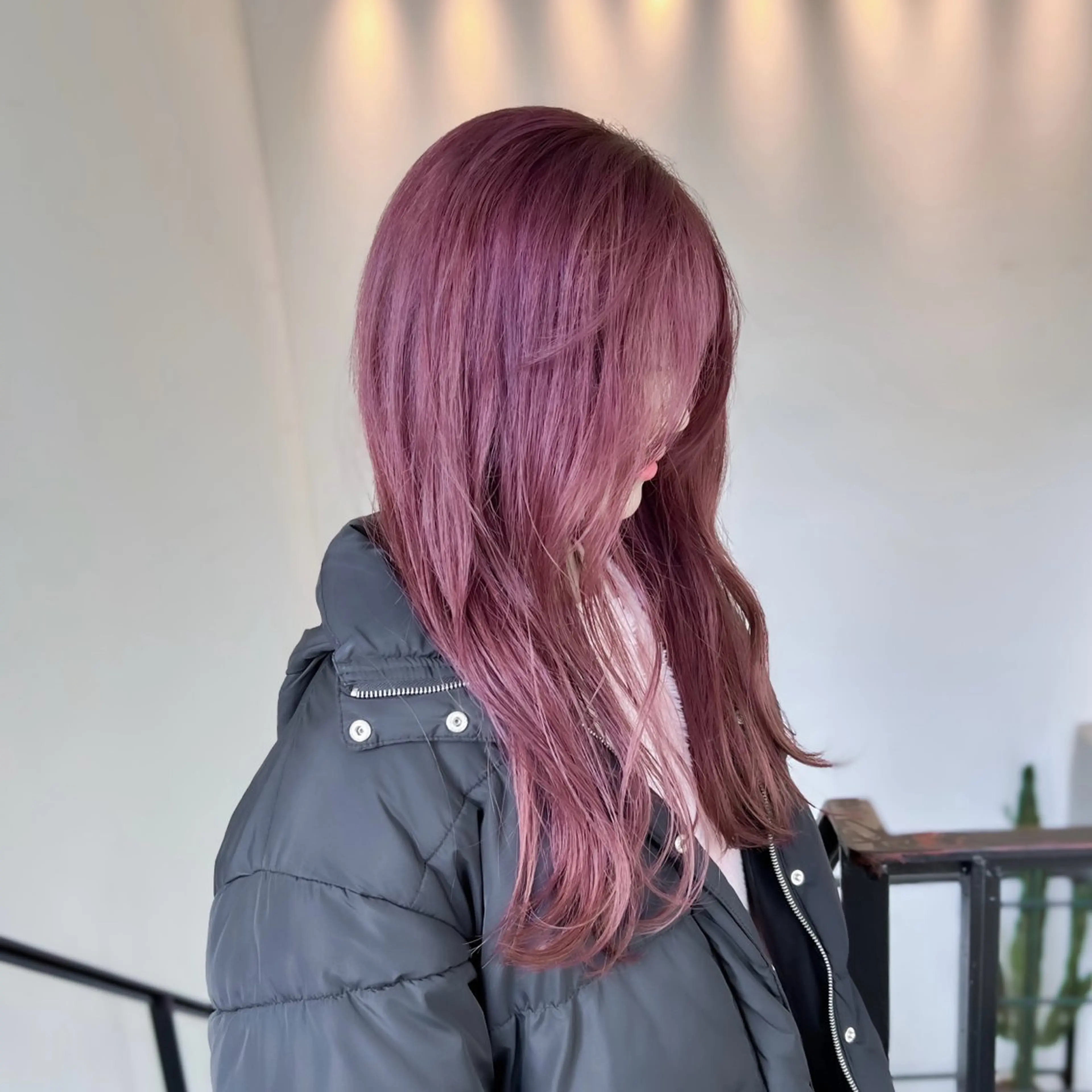ロング カラー ブリーチ ケアブリーチ ケアカラー ダブルカラー ラベンダーカラー カット ヘアカラー トリートメント quon RYUYA /レイヤー✂️のその他イメージ