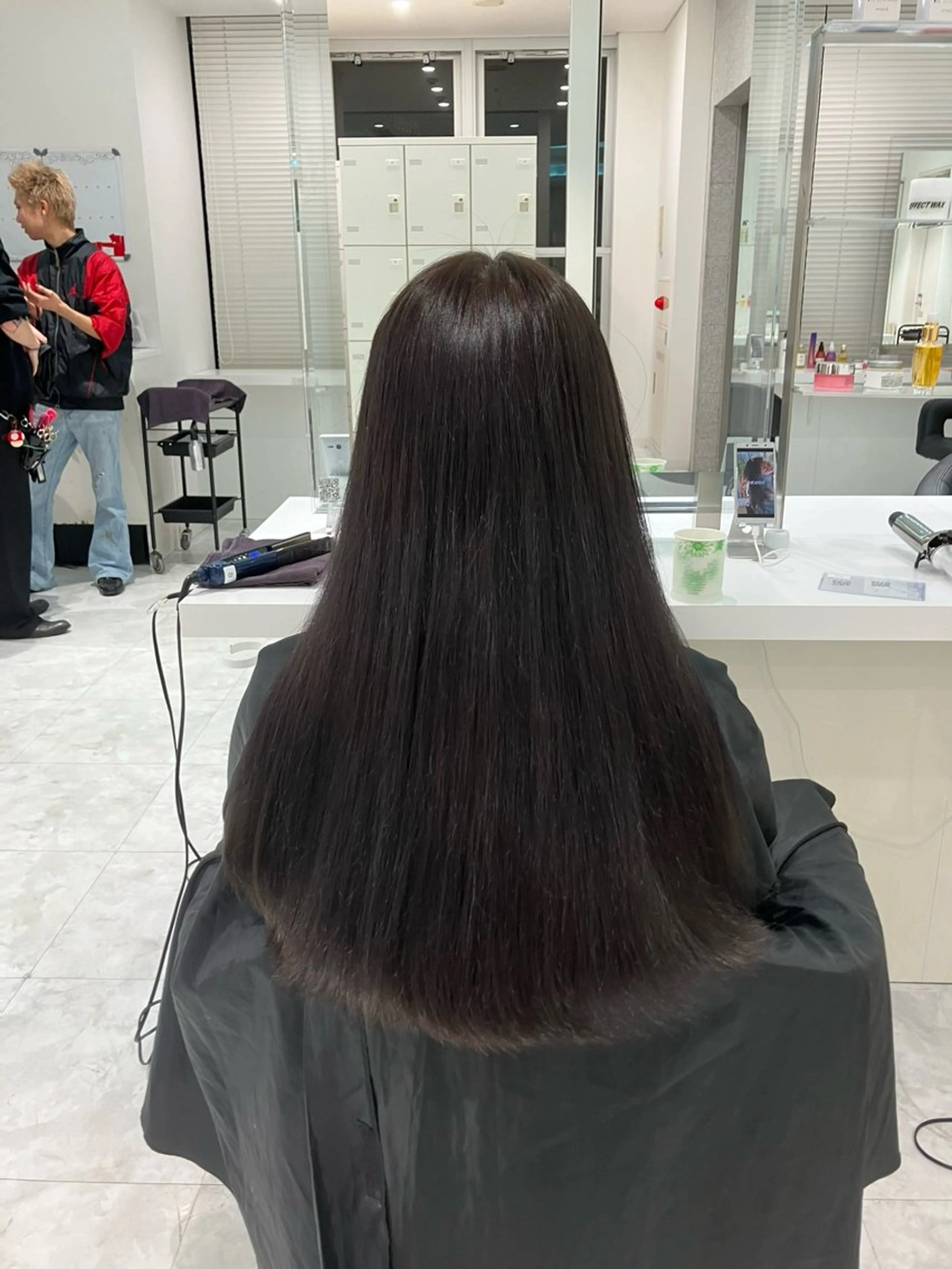 ロング カラー ヘアアレンジ 🫧透明感ラベンダー 似合わせ🫧あい🫧のヘアスタイル