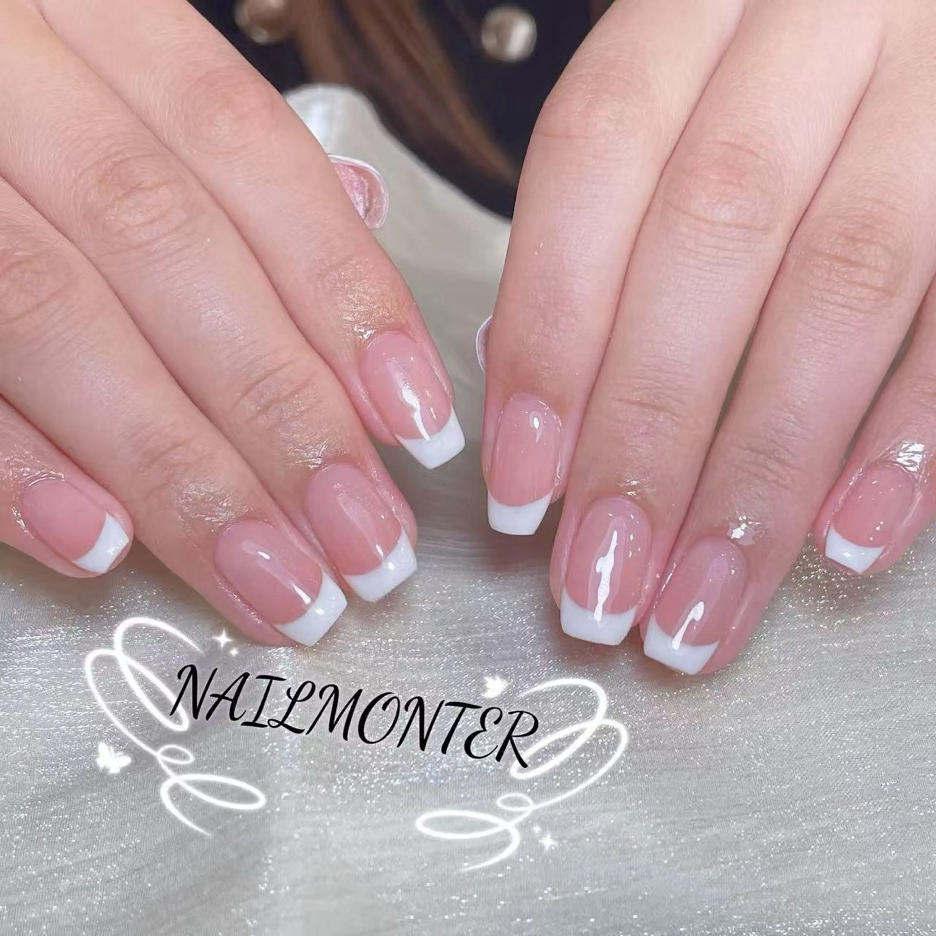 ネイル アートネイル オーロラネイル ガーリー キラキラネイル 韓国ネイル ハンドネイル ハンドケア Nail Monsterのネイルデザイン