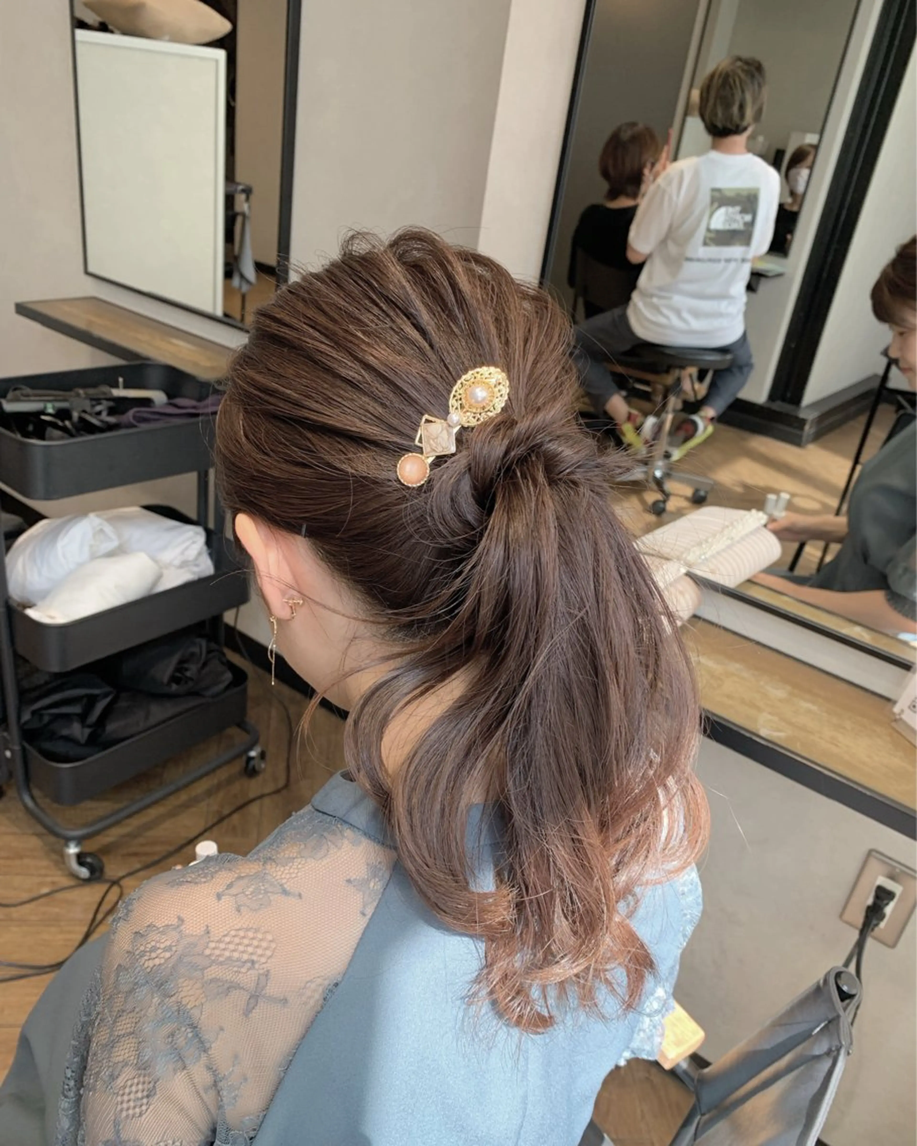 ヘアアレンジ ヘアセット 門野 優羽のヘアスタイル