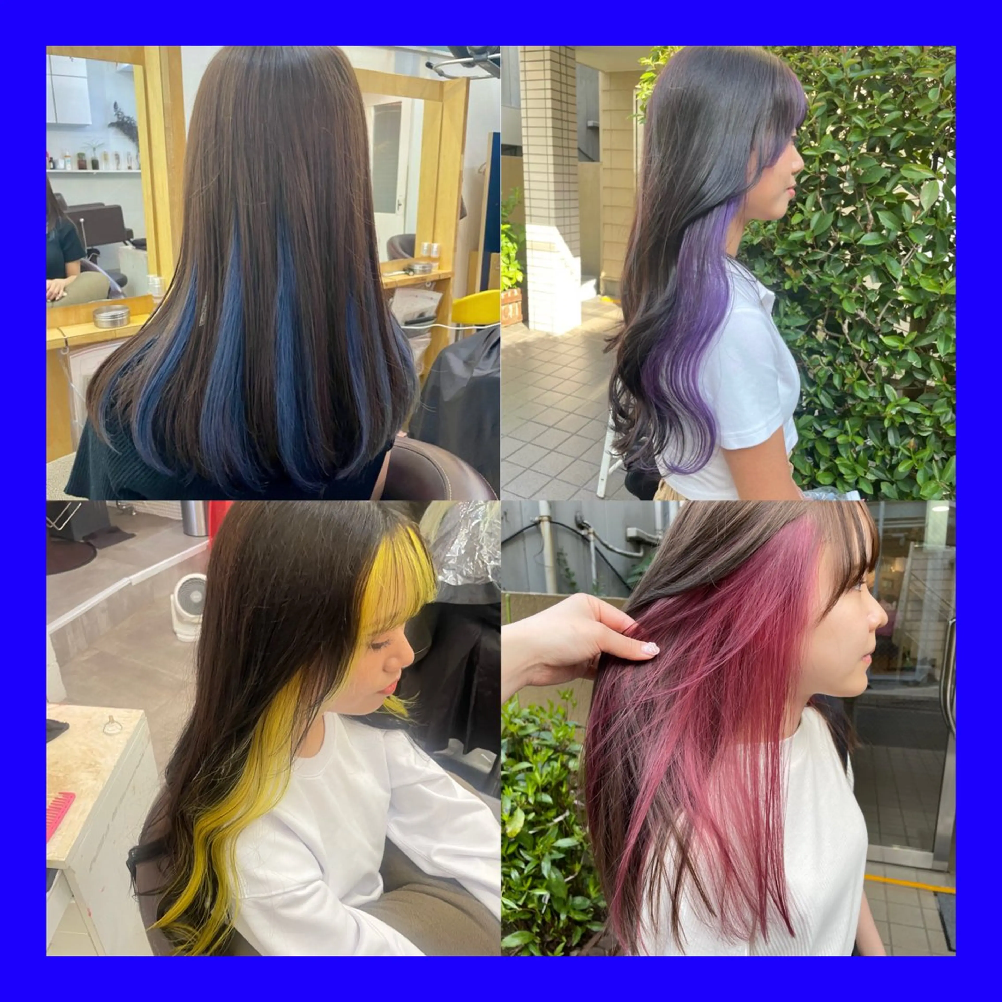 ロング ヘアカラー LENA/原宿/ブリ ーチなしWカラー🌼のヘアスタイル