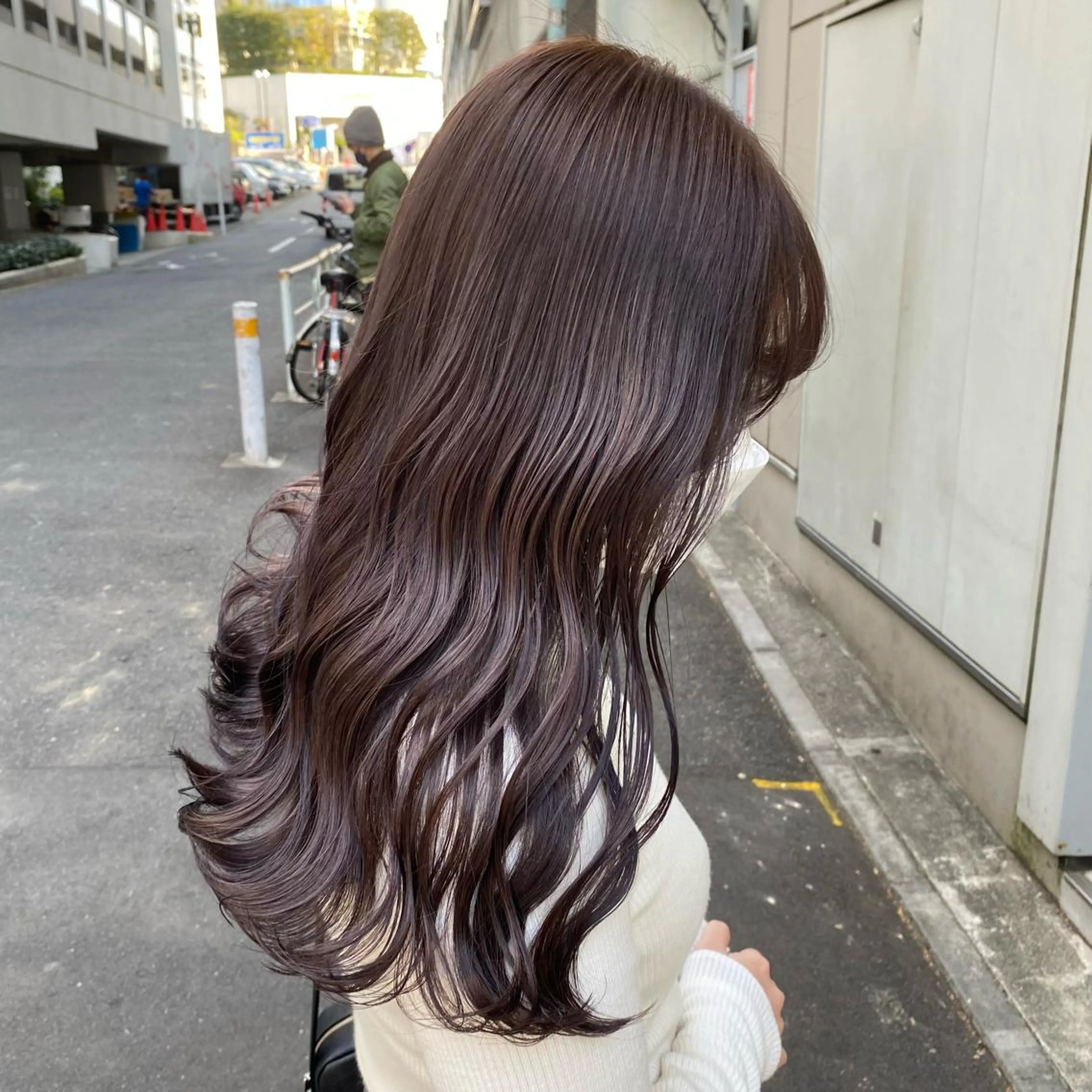 ロング カラー ヘアアレンジ サロウィン渋谷宇田川店所属・ハッシュカット/韓国 レイヤー/Arataのヘアスタイル