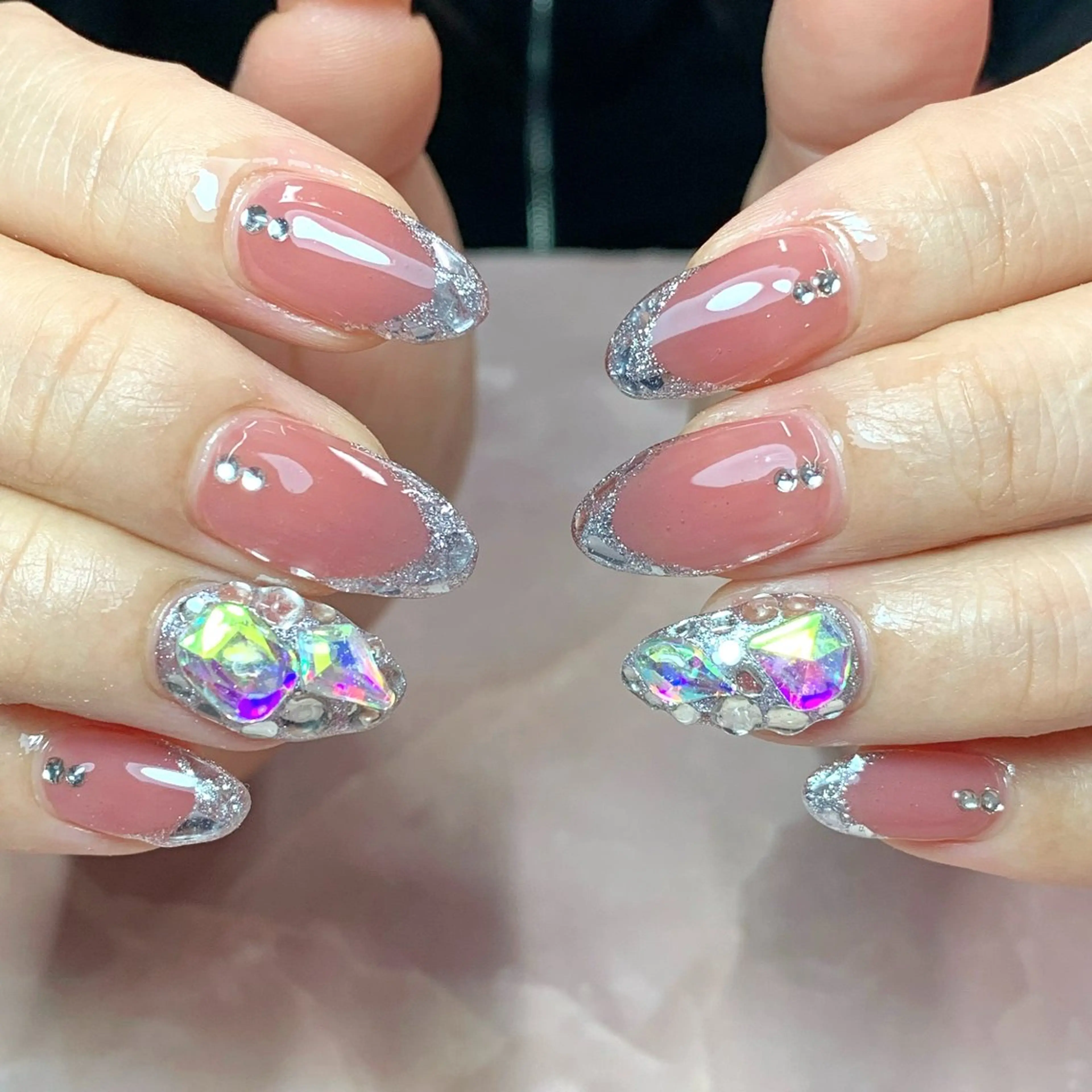 ネイル ハンドネイル Rose Glass 高蔵寺店のネイルデザイン