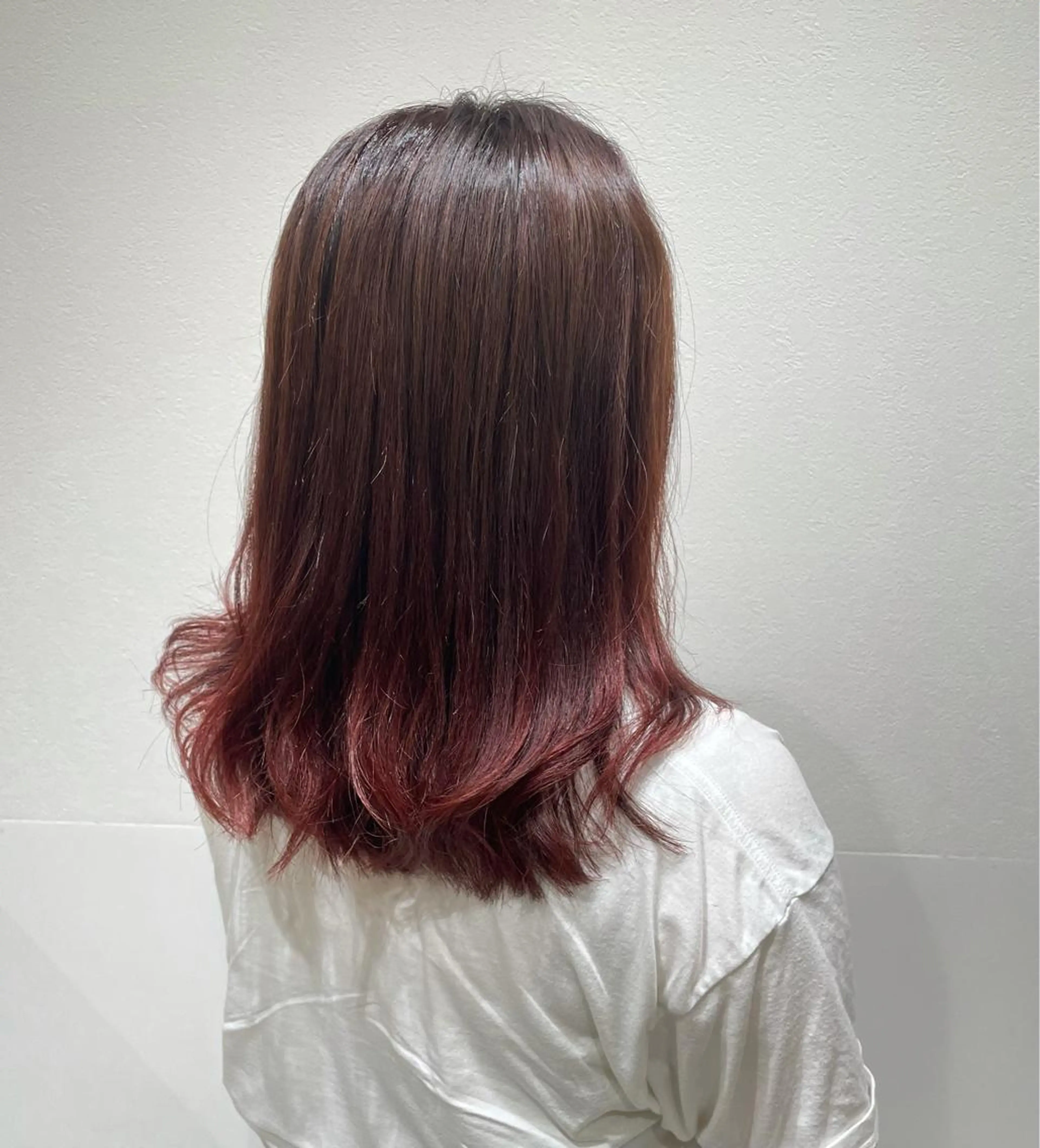 セミロング カラー neaf【六本木】所属・韓国/愛されレイヤー 六本木/yuri🎀のヘアスタイル