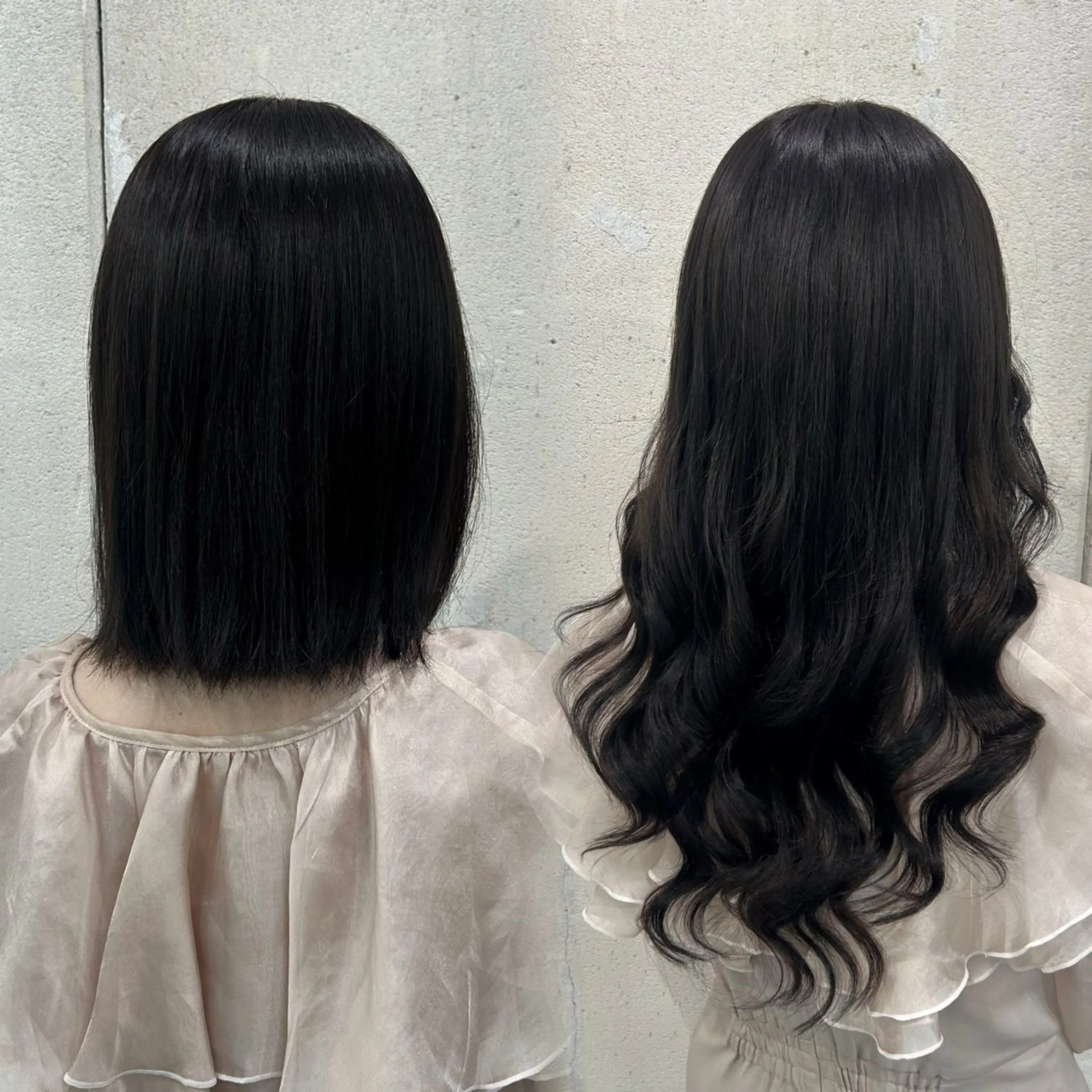 セミロング エクステ EDeN Reaのヘアスタイル