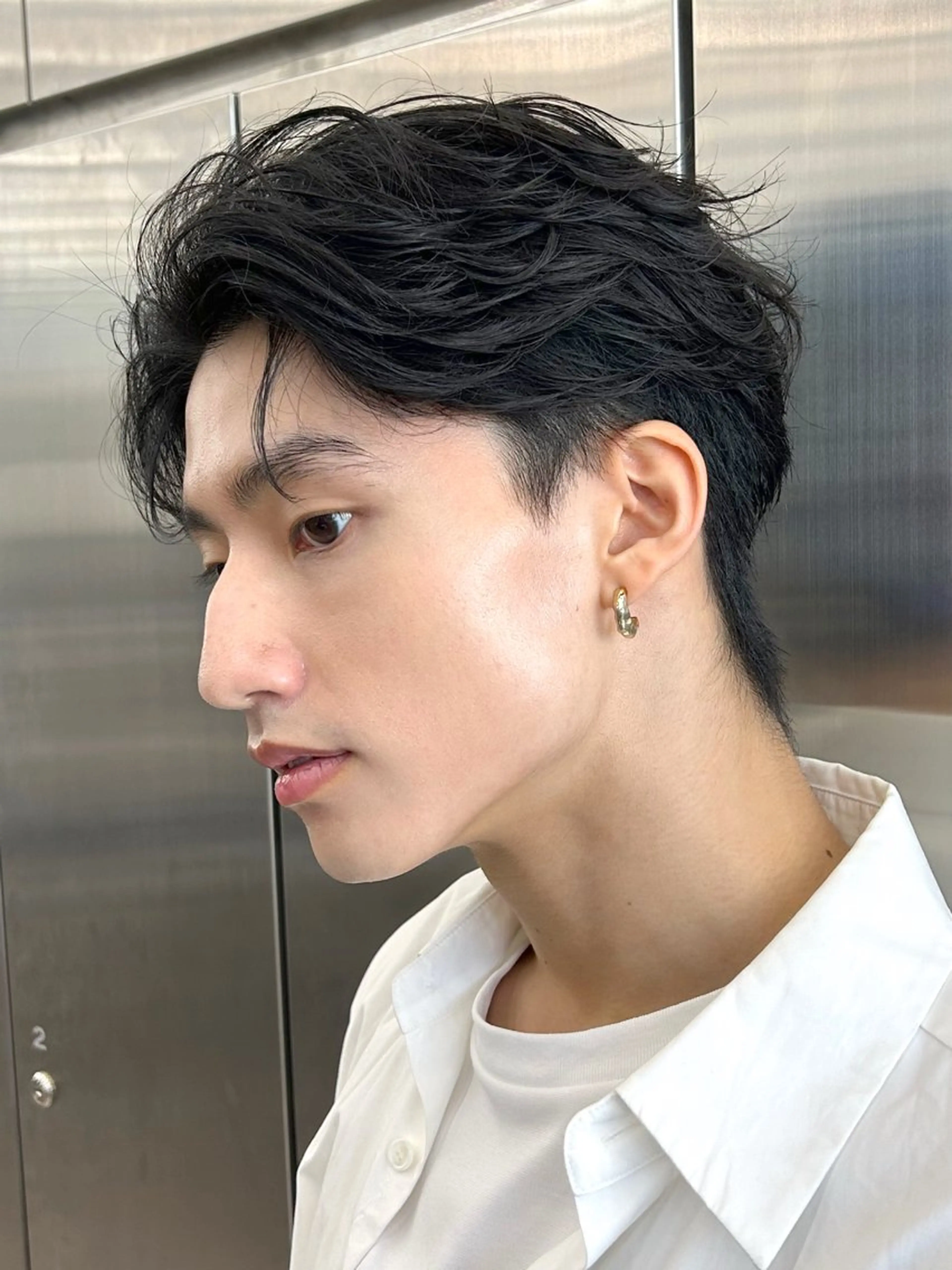 メンズカット＋ニュアンスパーマ¥ 4500の写真