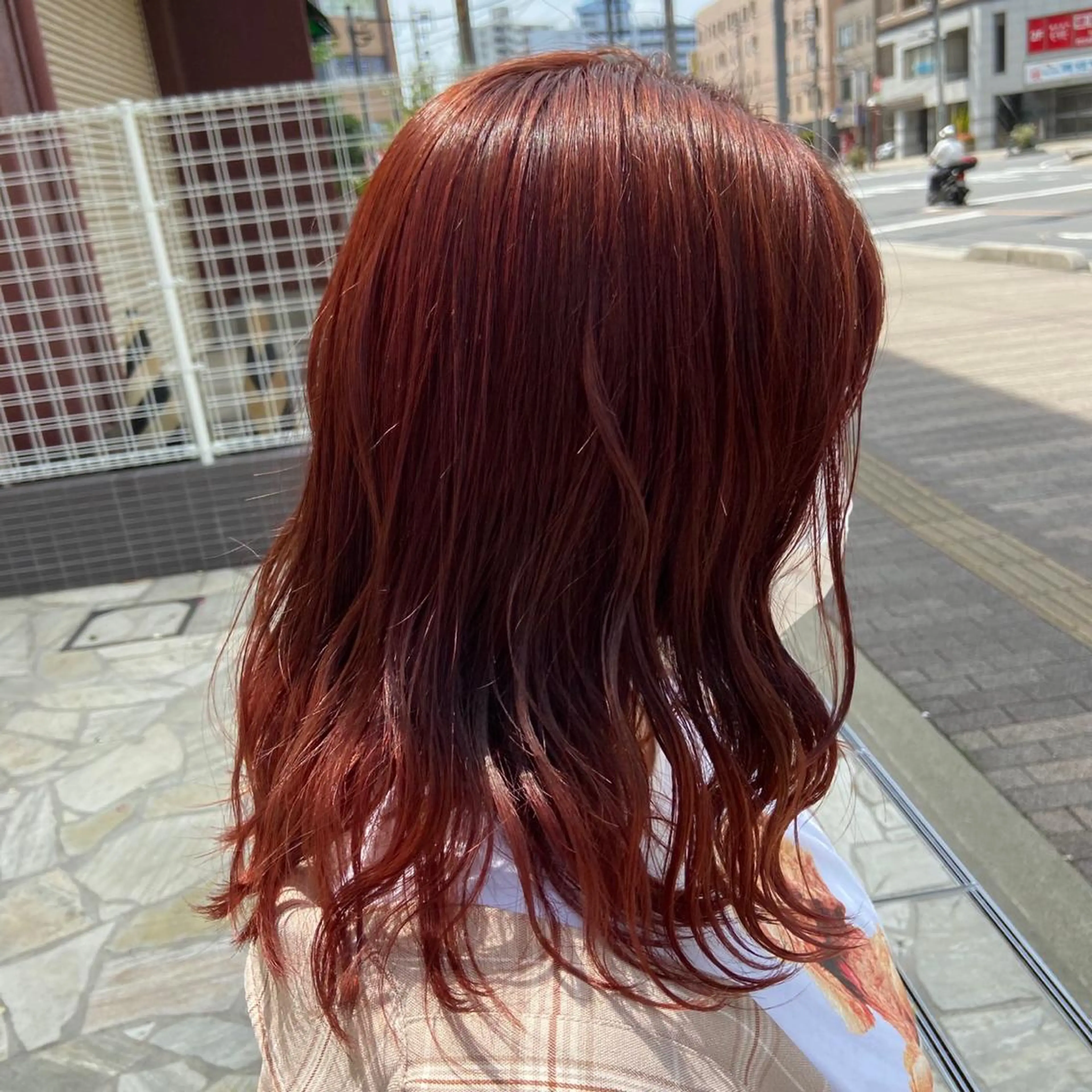 ミディアム カラー ヘアアレンジ ピンクカラー 🦄アイリスト💐 小澤　愛蘭のマツエク・マツパデザイン