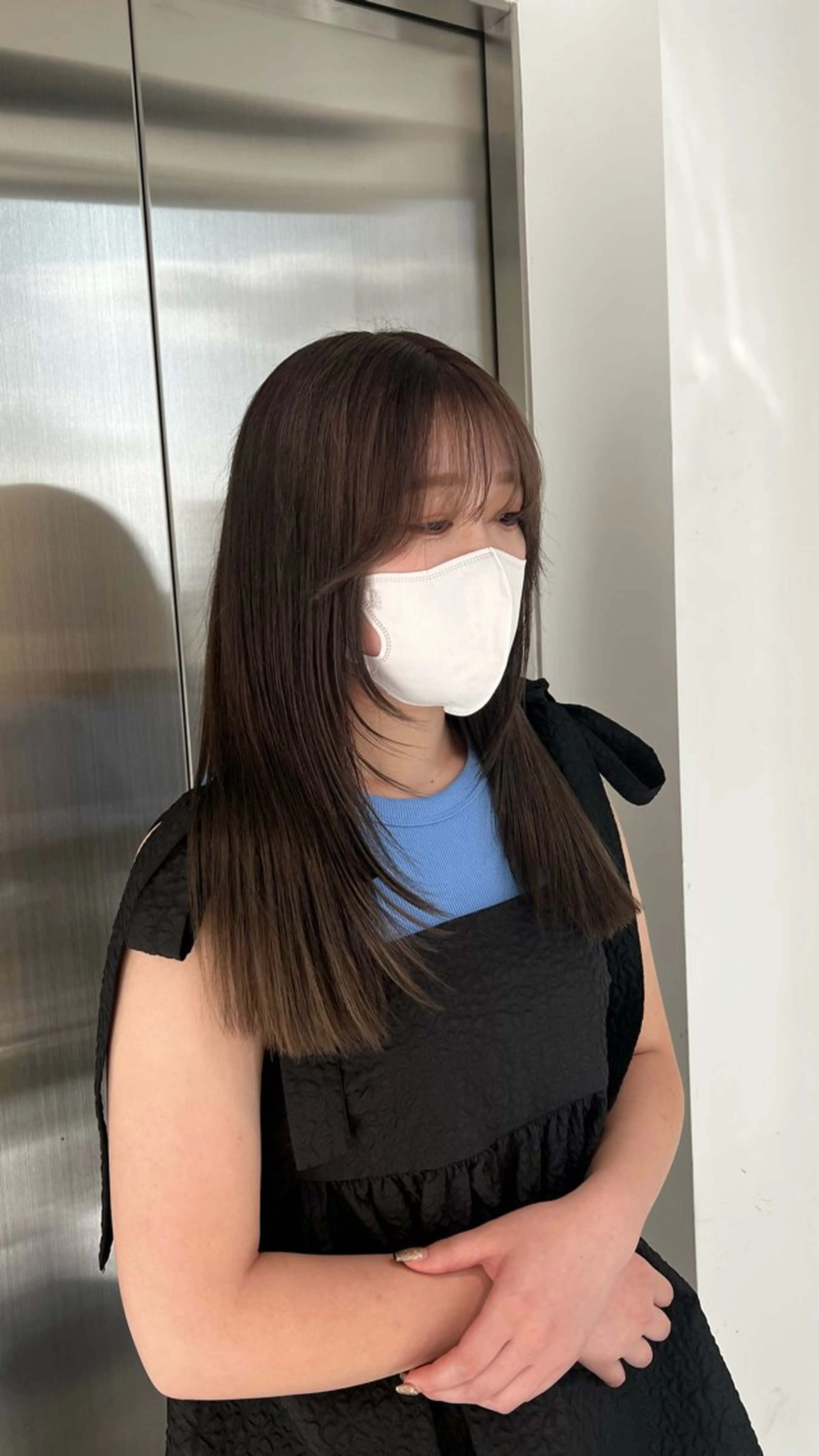 ロング カラー 韓国風ヘア レイヤーカット カット ヘアカラー トリートメント ハイトーン/艶カラー 🌿KANTAのヘアスタイル