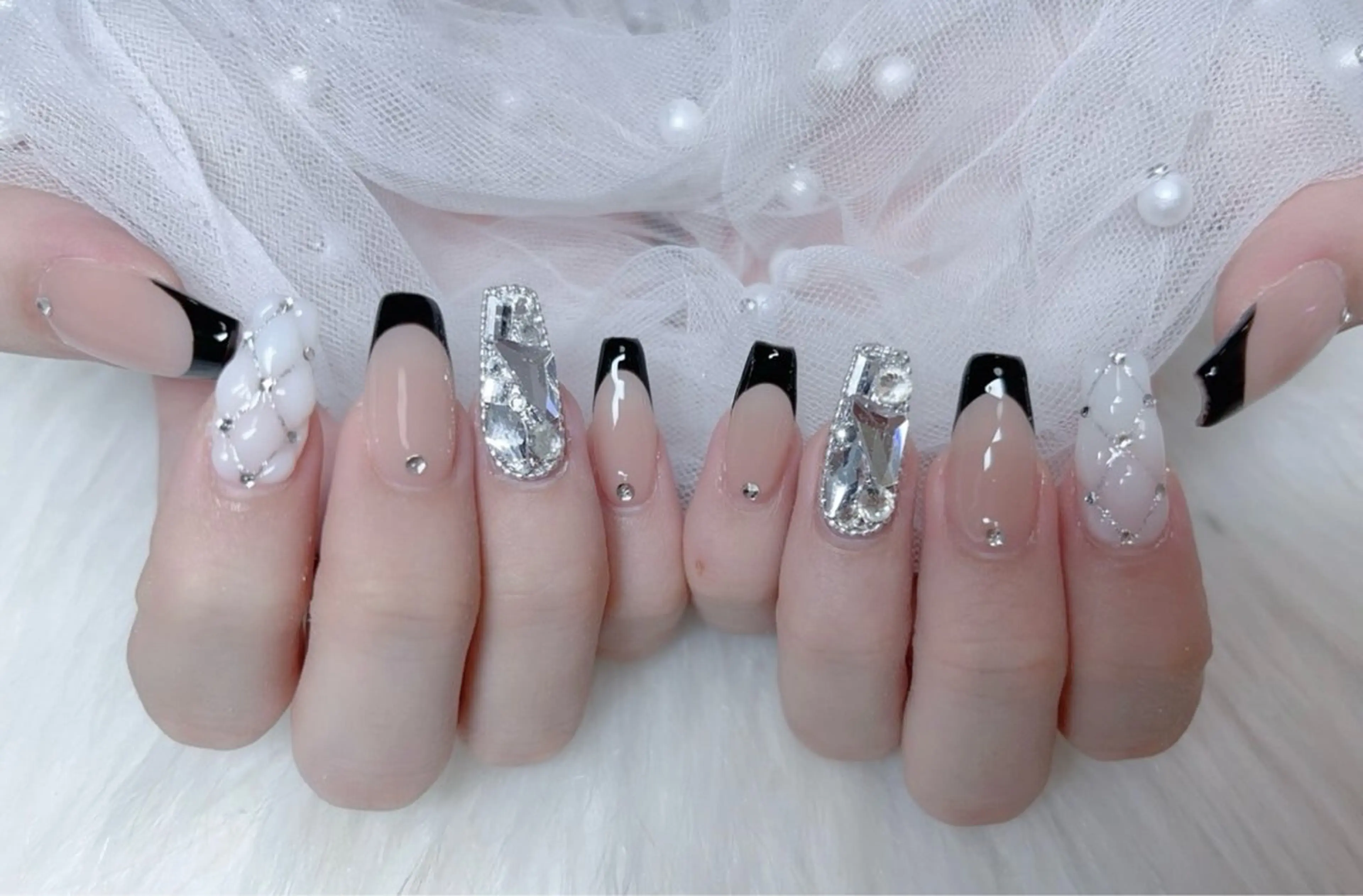 ネイル 長さ出し ジェルネイル スカルプネイル ネイルチップ ハンドネイル Mimo beau ty   salonのネイルデザイン