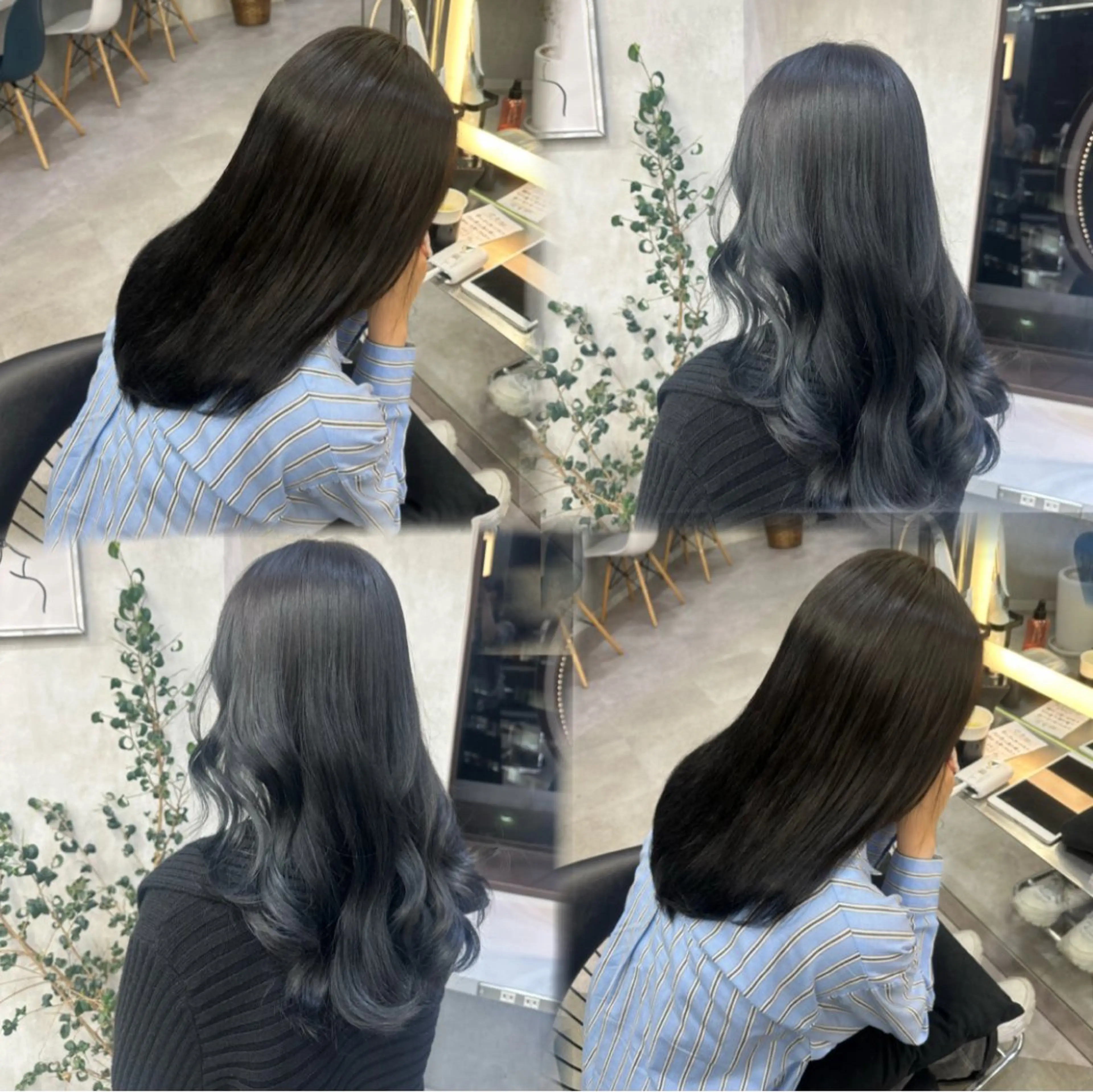 ミディアム カラー ヘアカラー トリートメント カット縮毛モデル募集 hina🪐˚✧₊⁎のヘアスタイル
