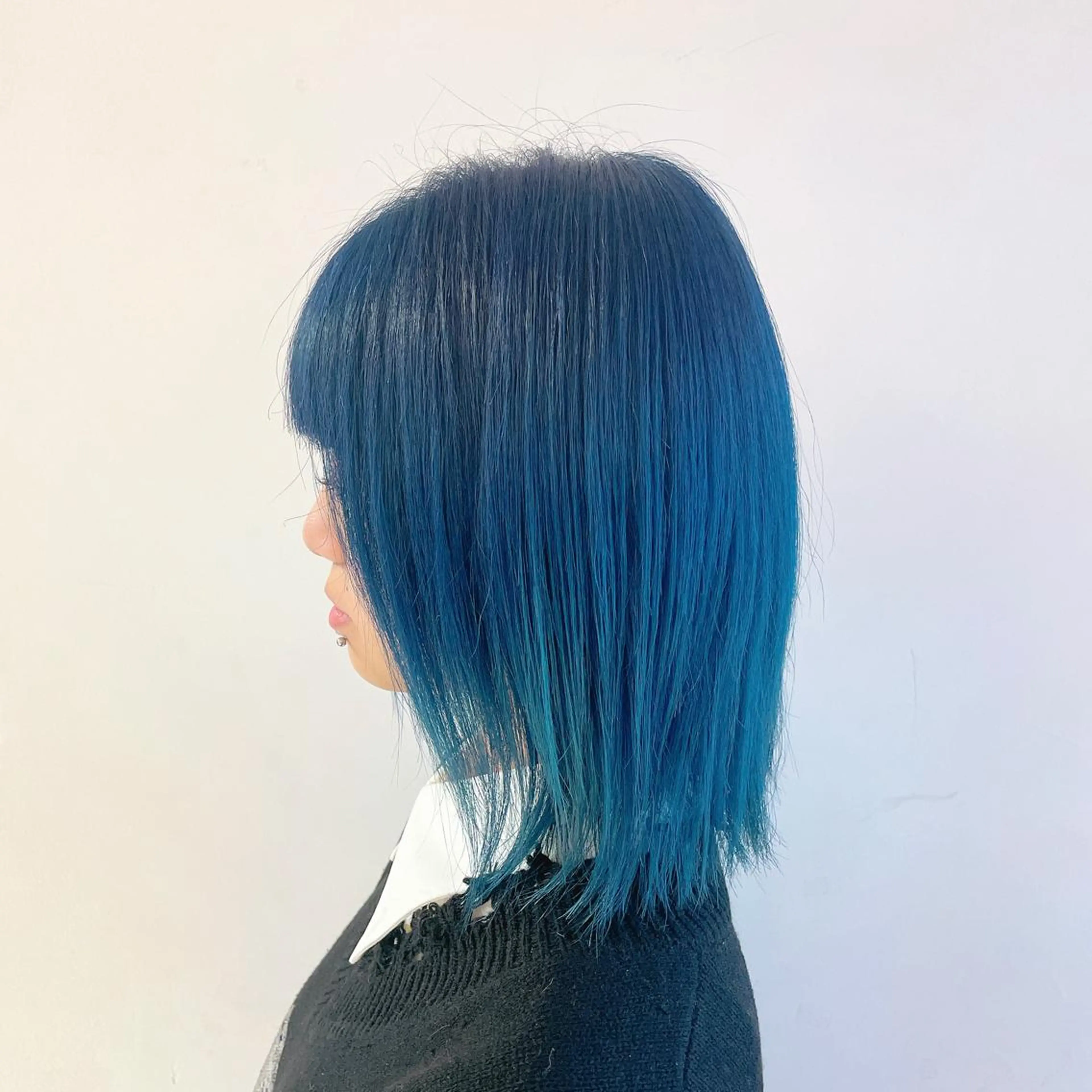 ミディアム カラー バレイヤージュ ブリーチ ブルーカラー ケアブリーチ ダブルカラー ヘアカラー トリートメント デザインカラー髪質 改善Lilithのその他イメージ