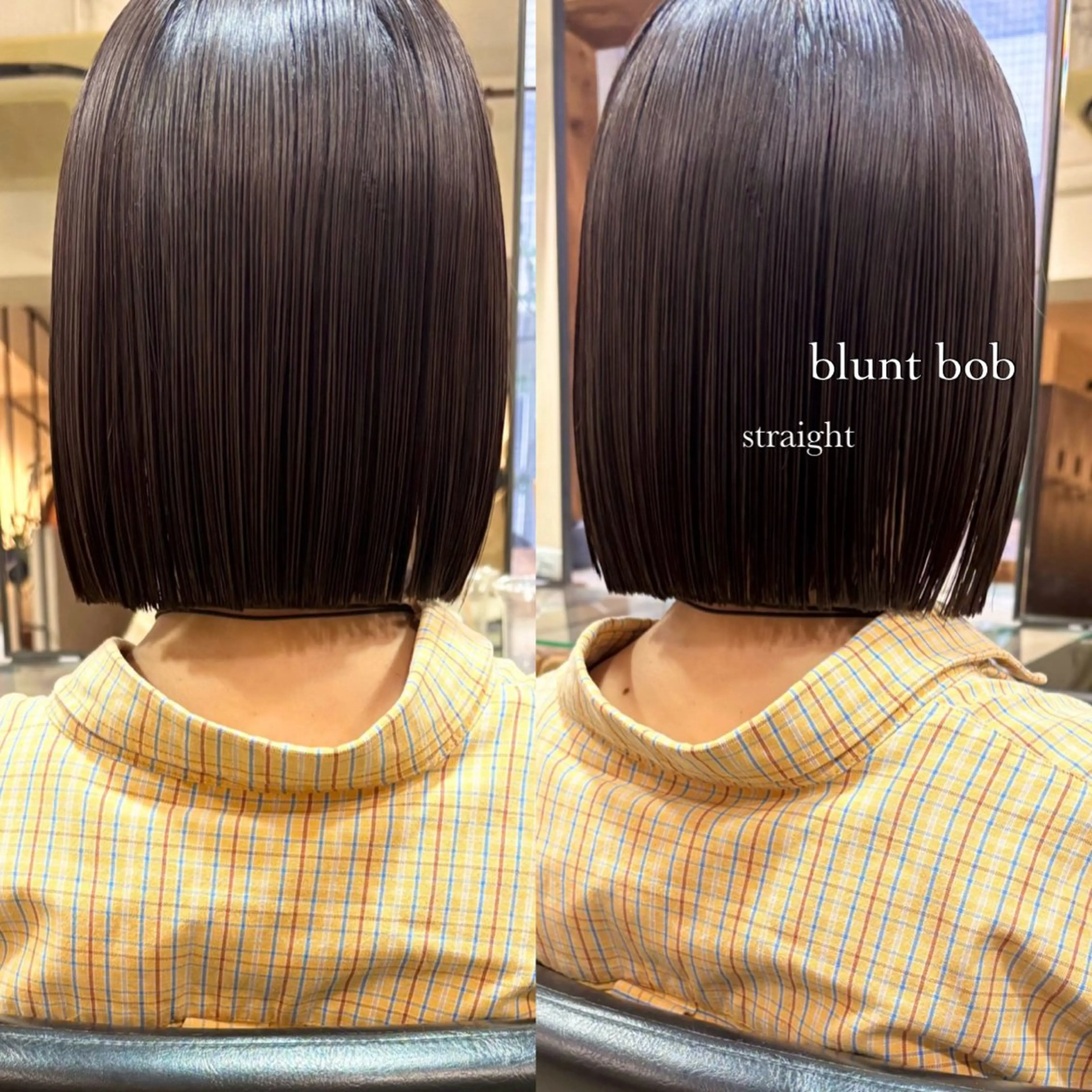 ミディアム パーマ カット 縮毛矯正 ⌇透明感color 🪐ᴍᴇɢᴜᴍɪ ⌇のヘアスタイル