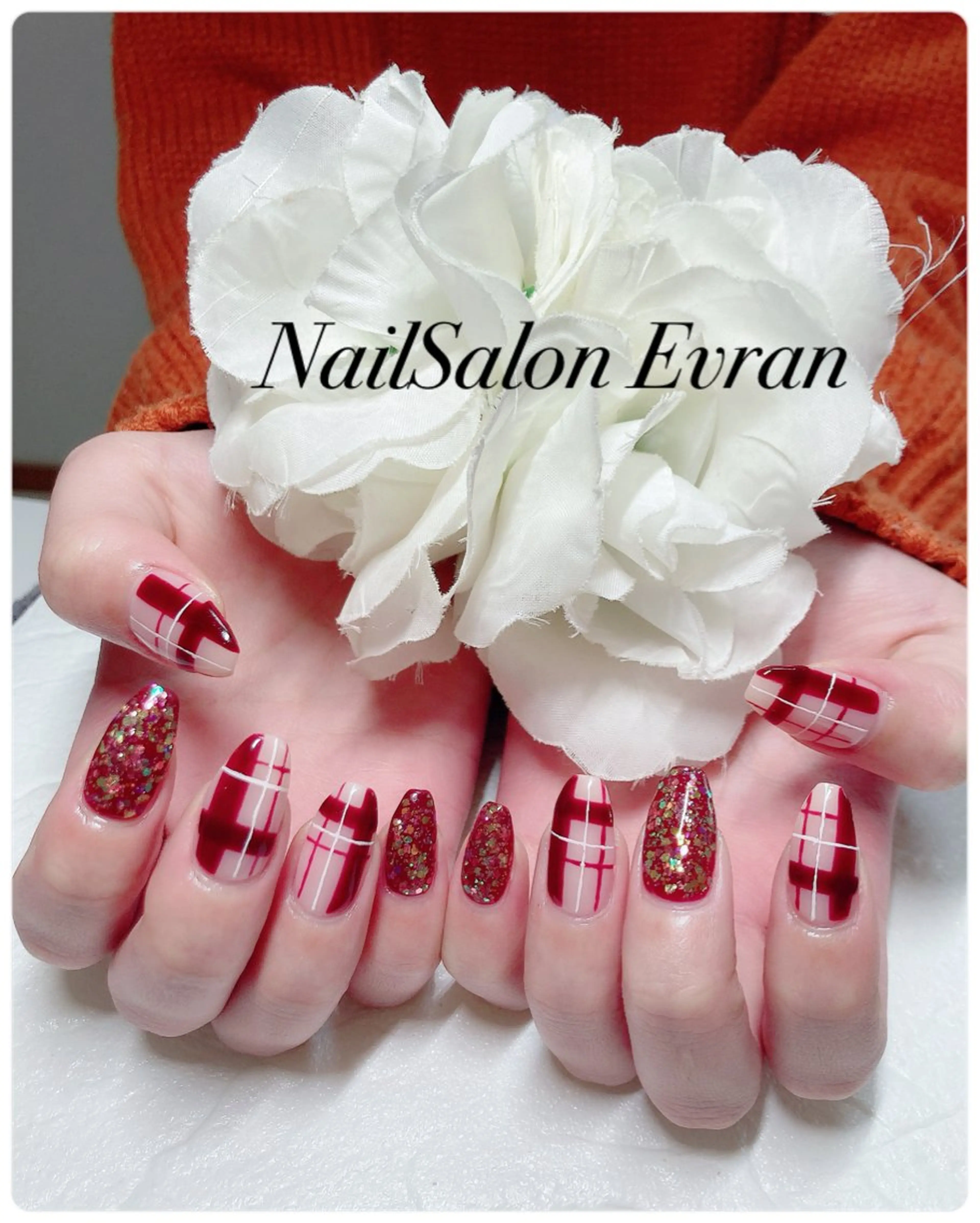 ネイル アートネイル フレンチネイル マグネットネイル 持ち込み ニュアンスネイル ハンドネイル Nail salon Evranのネイルデザイン