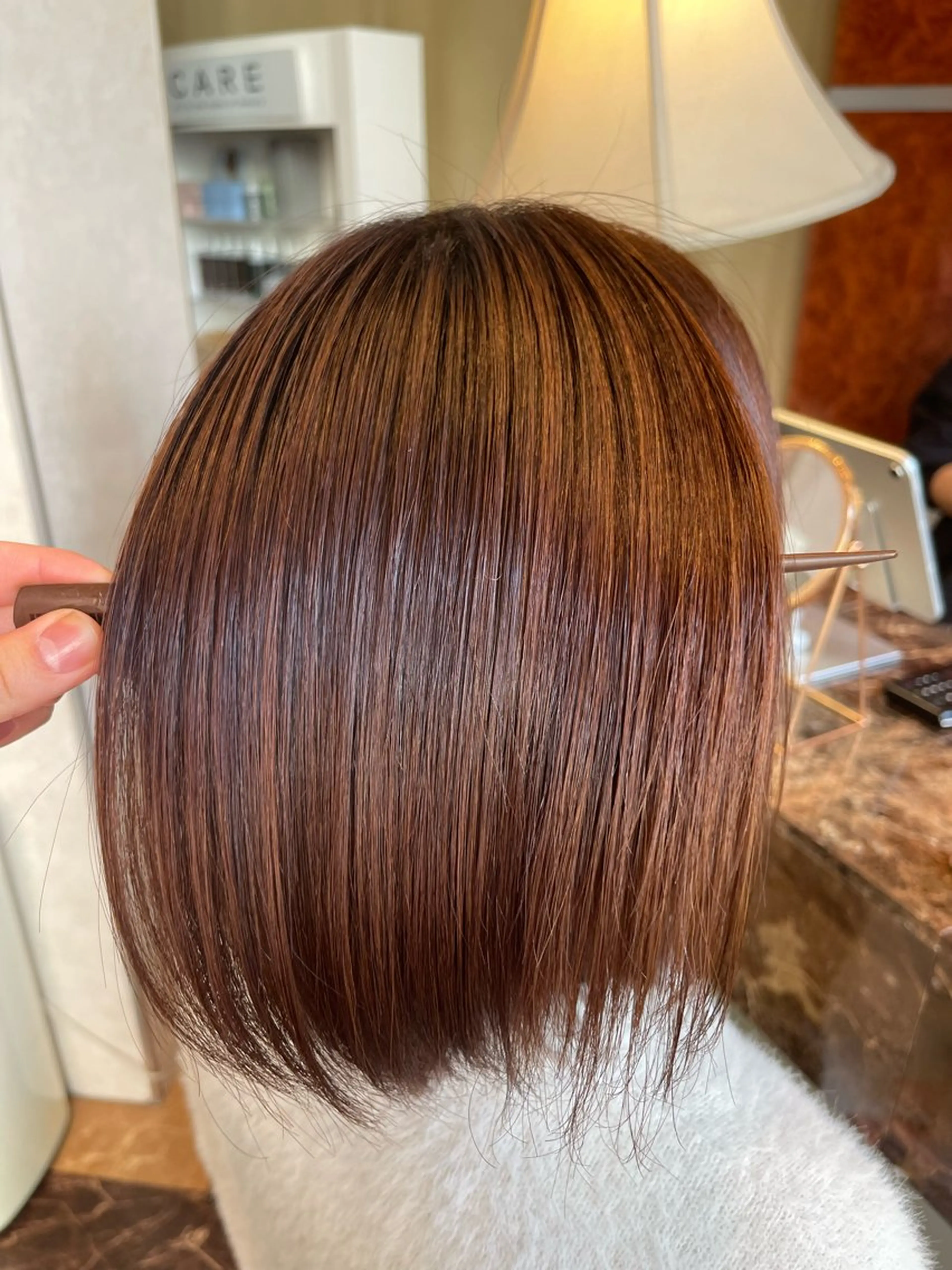 ミディアム 髪質改善 縮毛矯正 CARE SHINSAIBASHI所属・はやと 【心斎橋美髪職人】のヘアスタイル