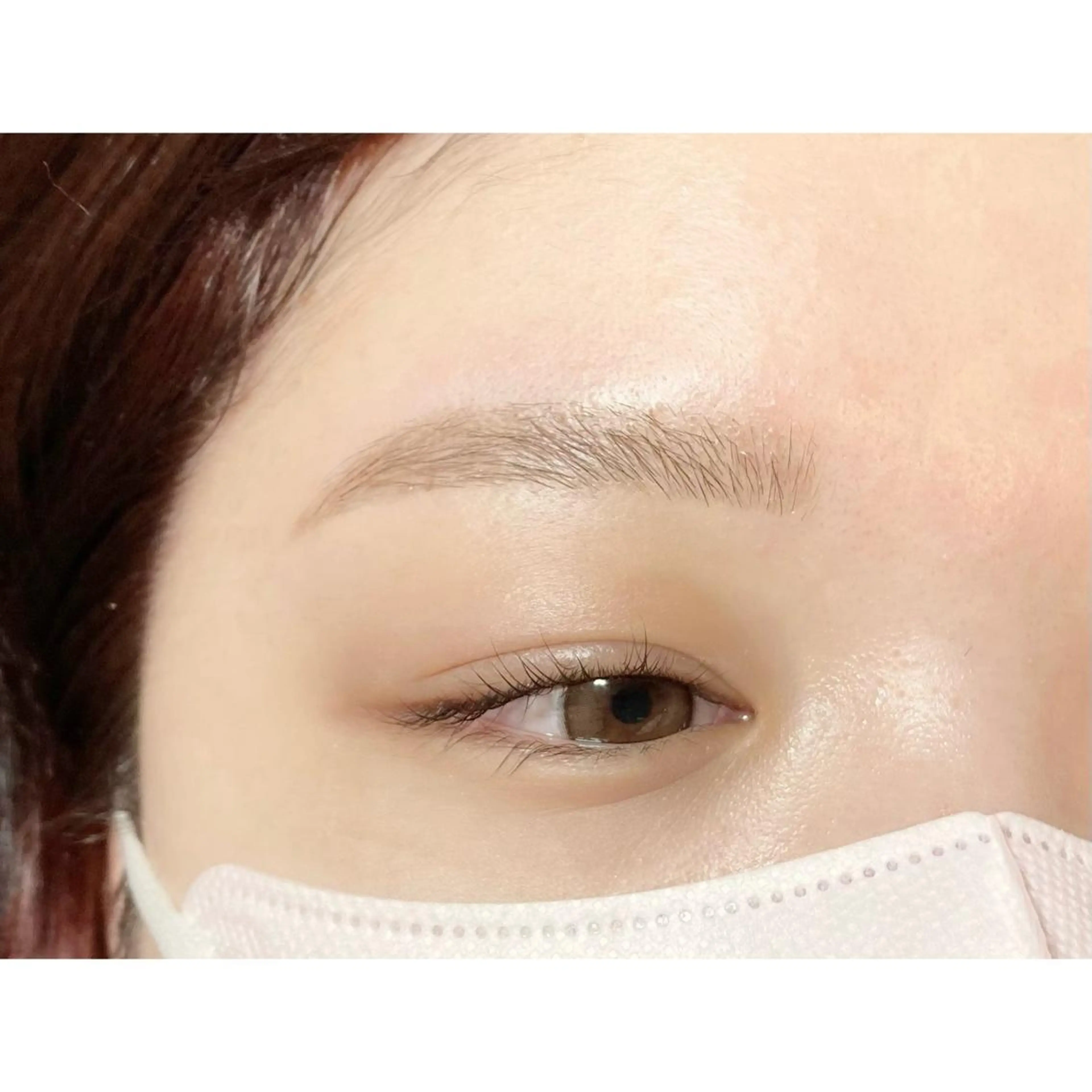 アイブロウ 眉カラー メンズアイブロウ salon de beauteJoieのマツエク・マツパデザイン