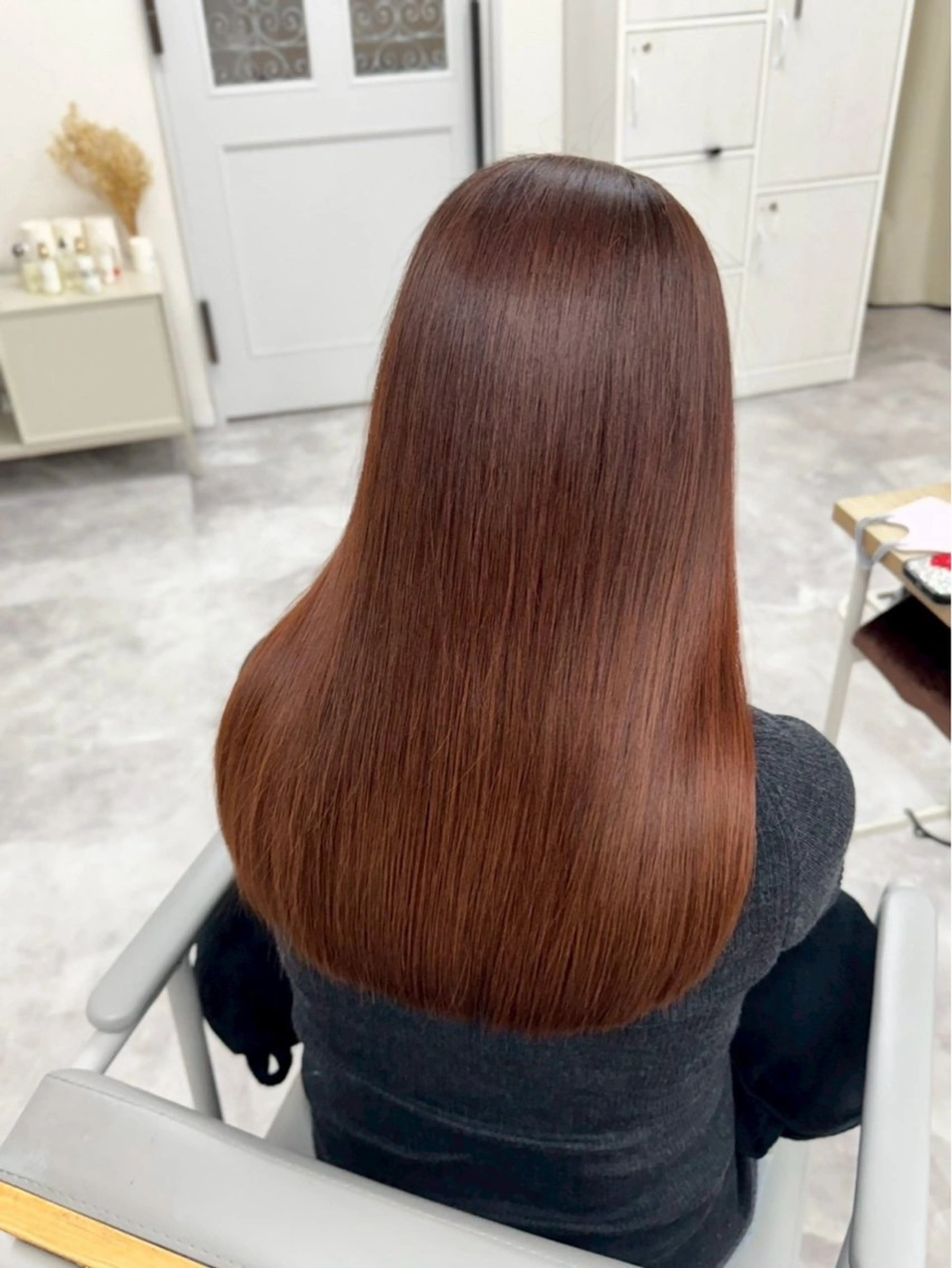 ロング カラー ブラウンカラー 髪質改善 ヘアカラー トリートメント 髪質改善Acero. shoyaのヘアスタイル