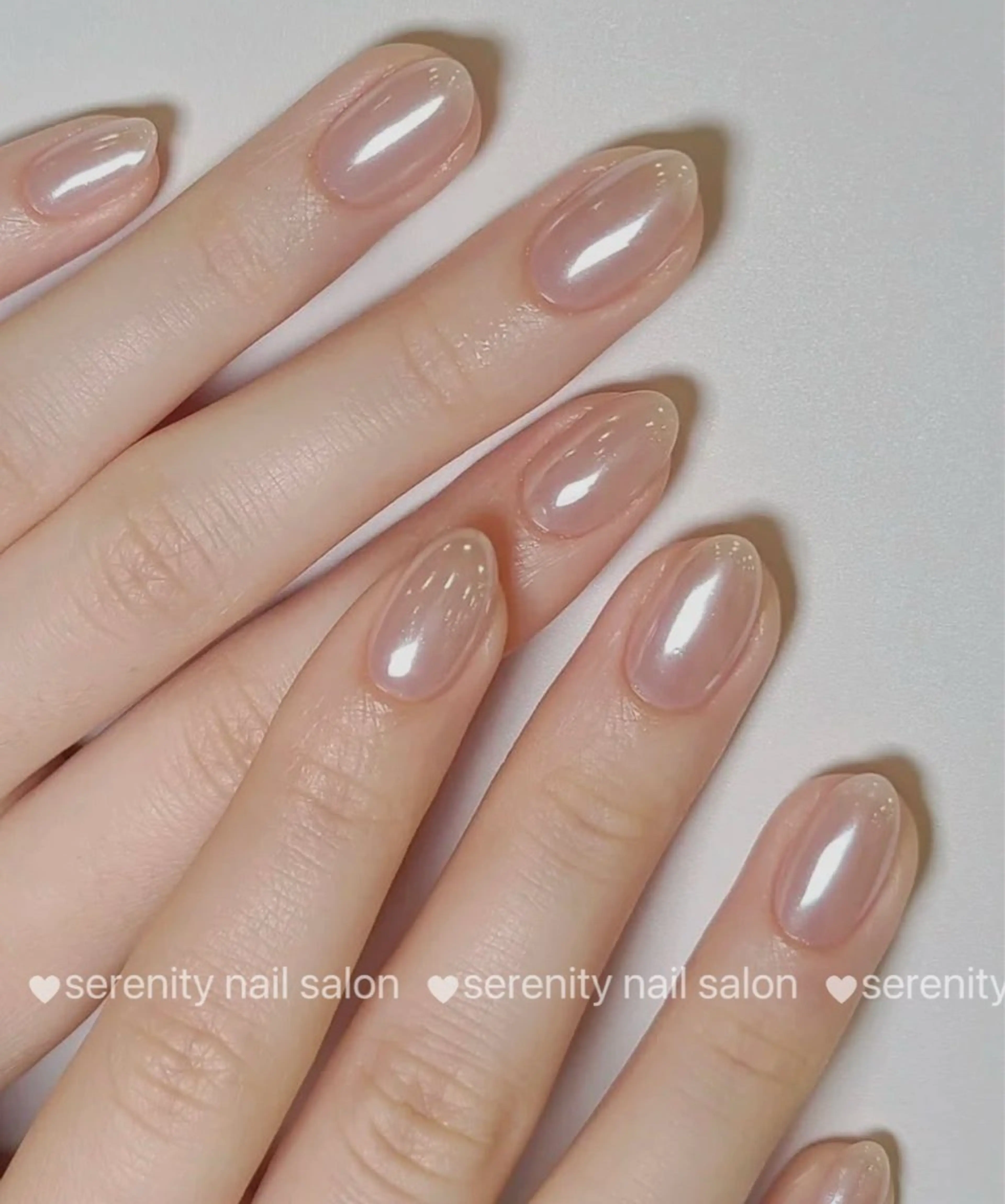 ネイル ハンドネイル ハンドケア ✨Serenity ワンホンネイルのネイルデザイン