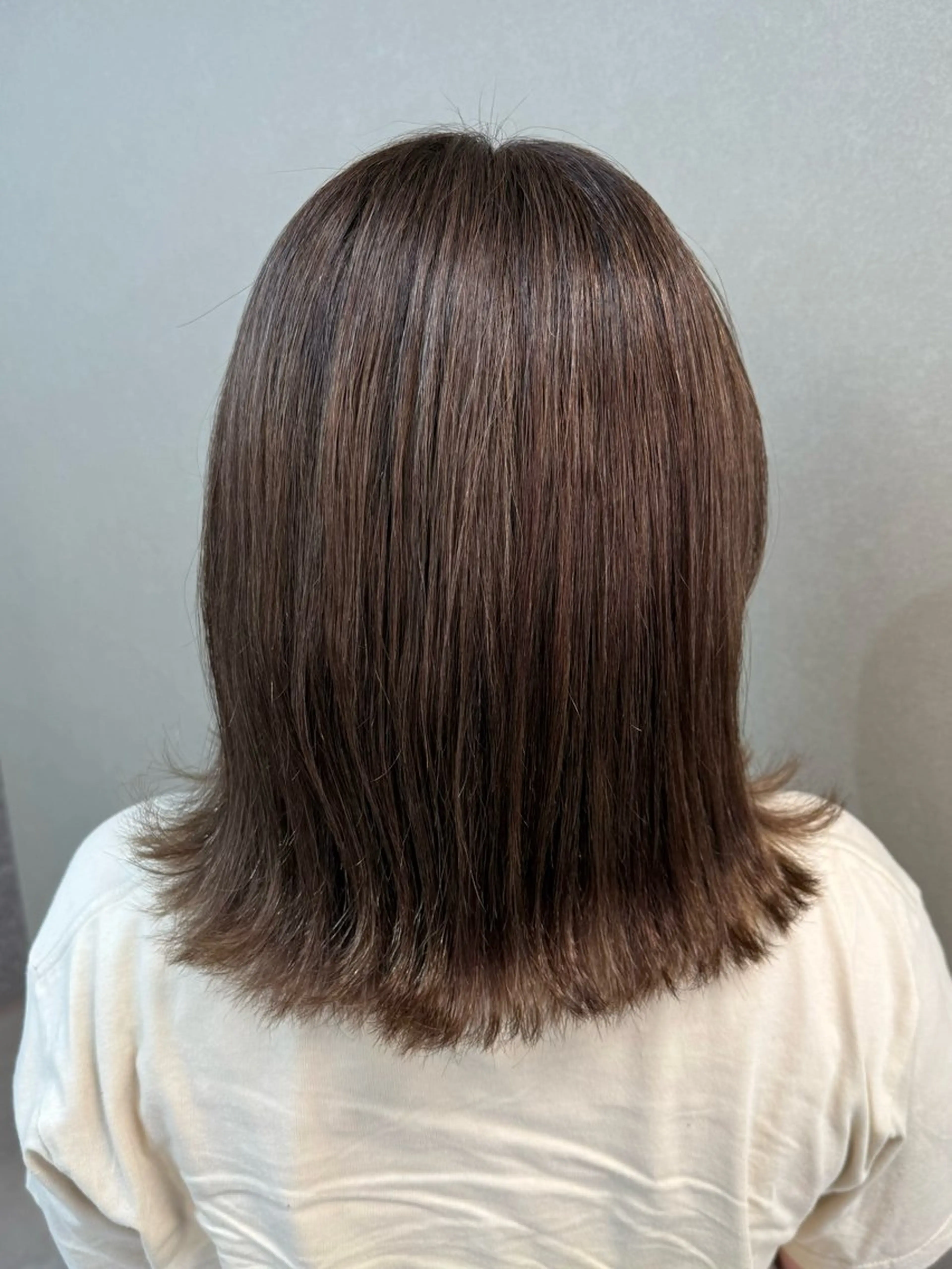 ミディアム カラー ベージュカラー 透明感カラー ヘアカラー トリートメント 中根 乙葉 / Rocco 船橋のヘアスタイル