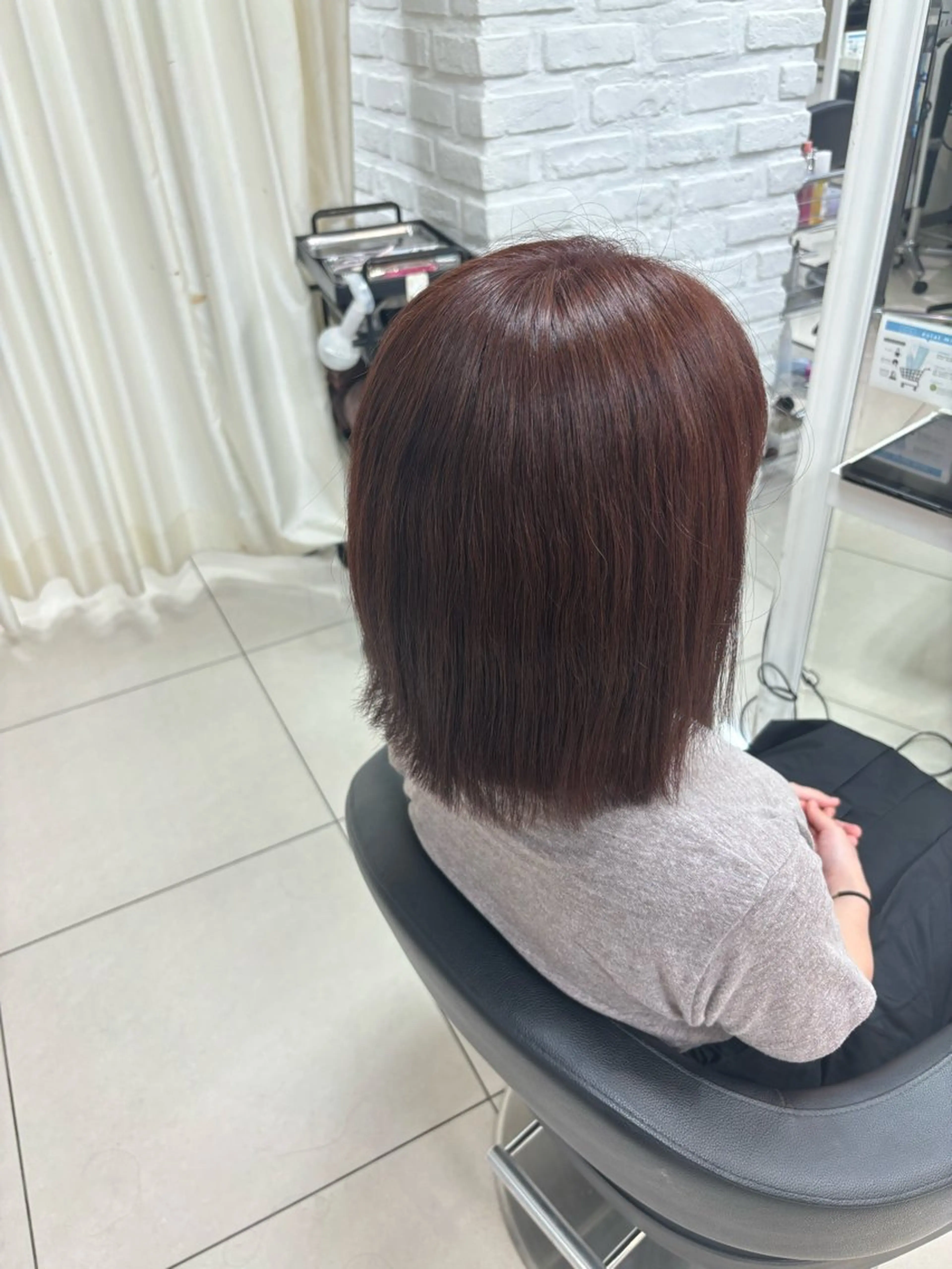 ミディアム メンズ縮毛矯正 💎Reoのヘアスタイル