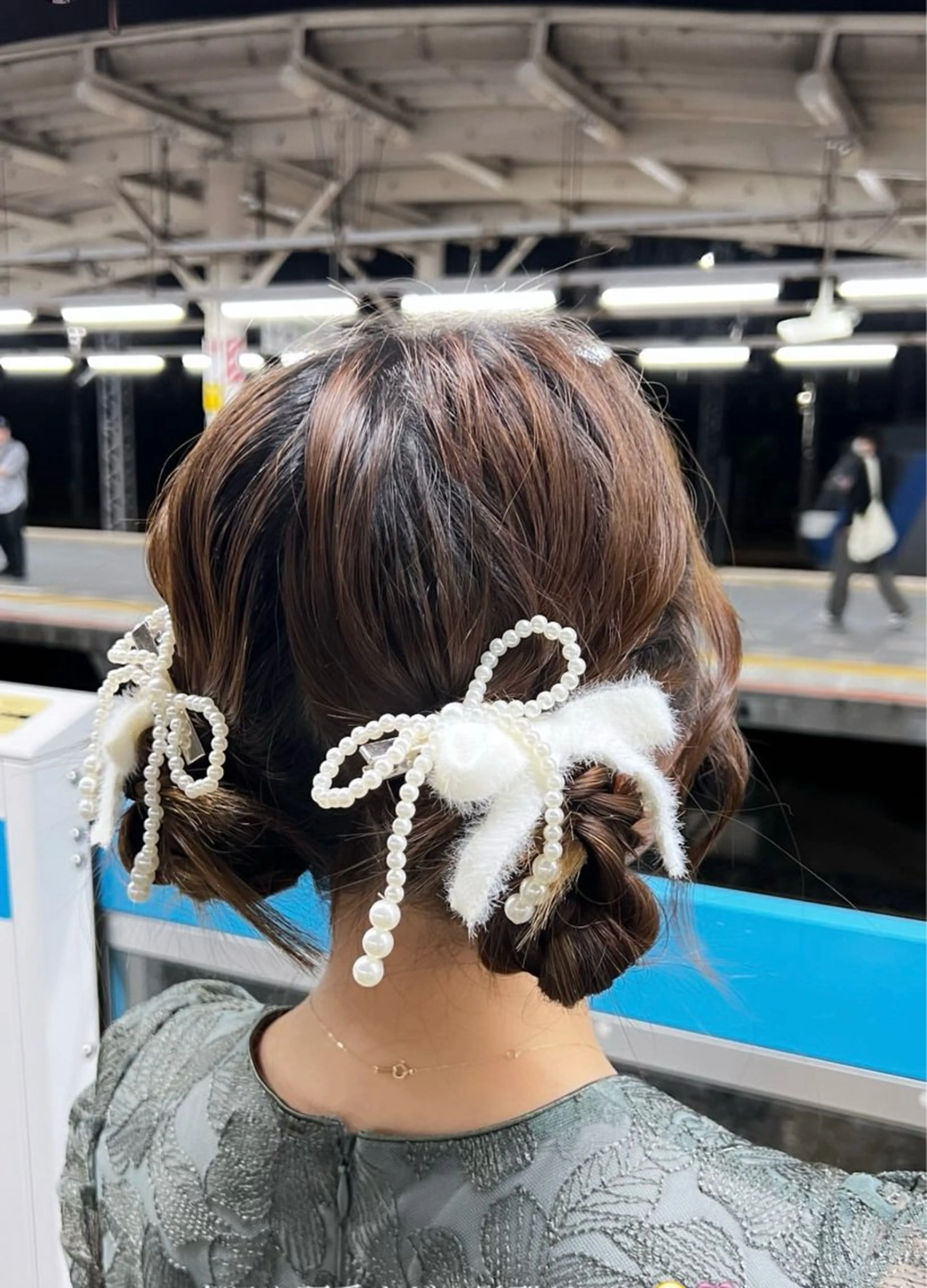 セミロング ヘアセット 島崎 穂乃香のヘアスタイル