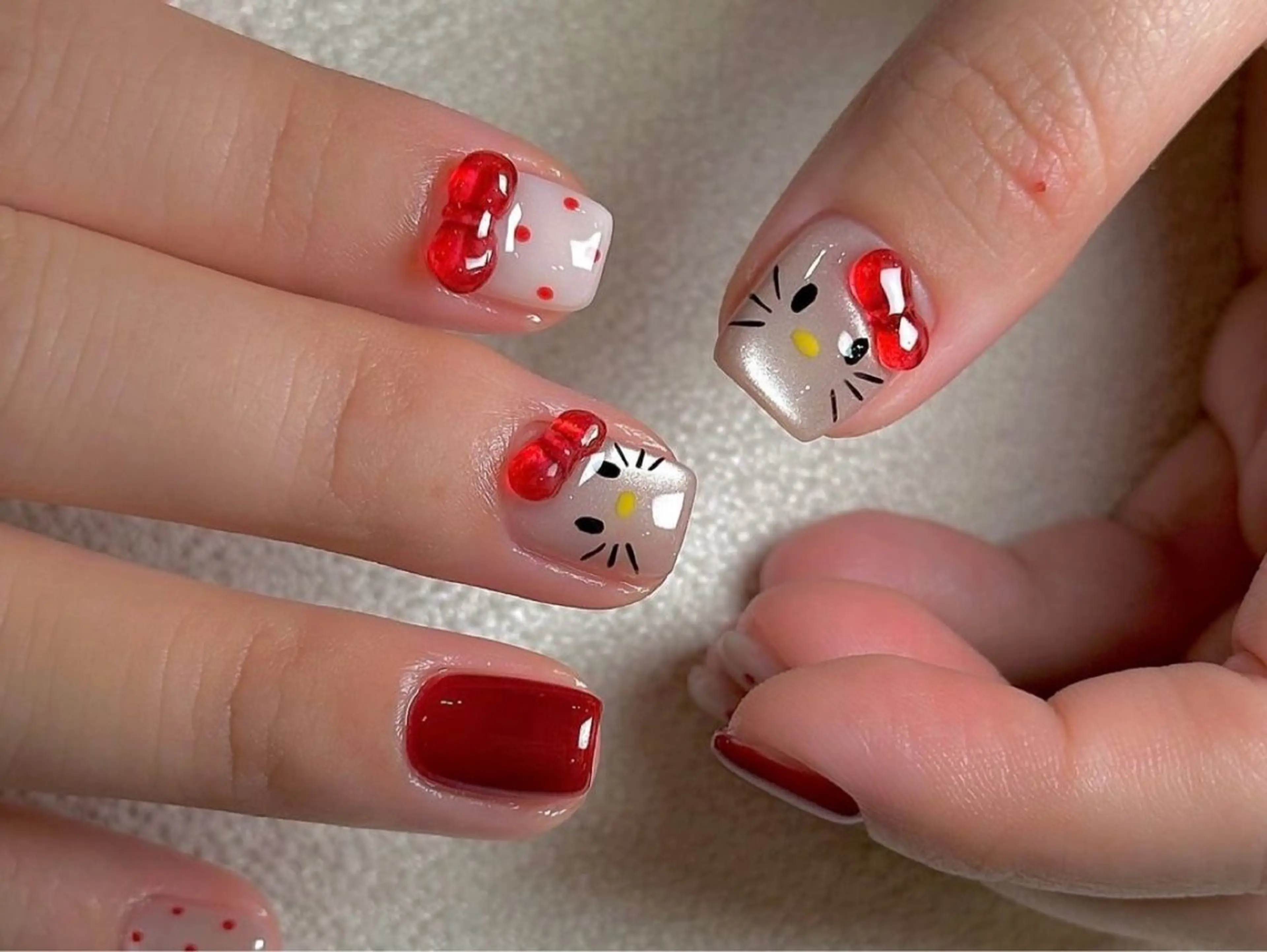 ネイル アートネイル フットネイル フレンチネイル ジェルネイル 韓国ネイル ハンドネイル Kawaii Nail Salon所属・Kawaii-jp Tomisatoのネイルデザイン