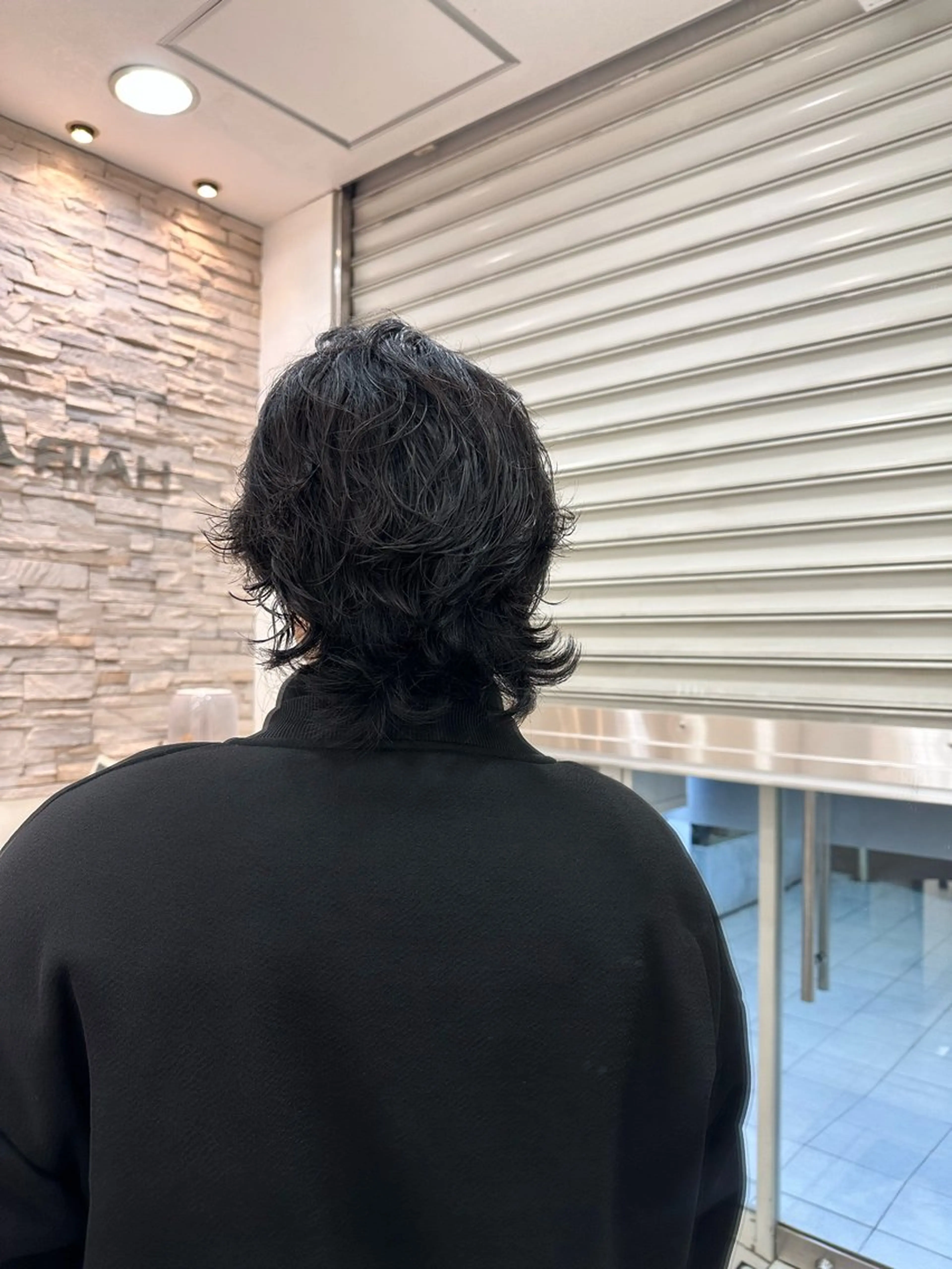 メンズ メンズウルフカット ウルフカット 伊佐 愛のヘアスタイル