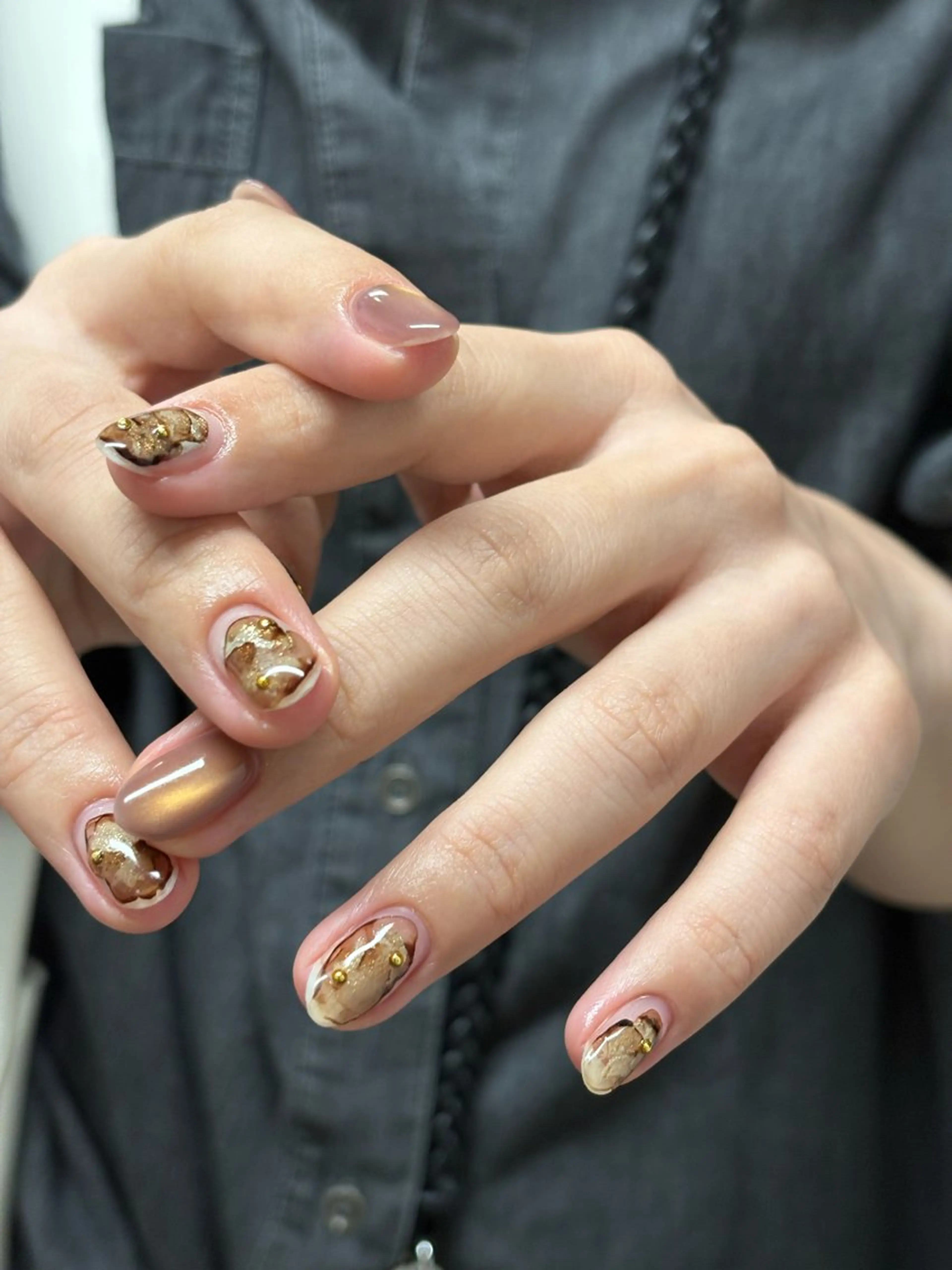 ネイル ハンドネイル GLADnail新宿 arisaのネイルデザイン