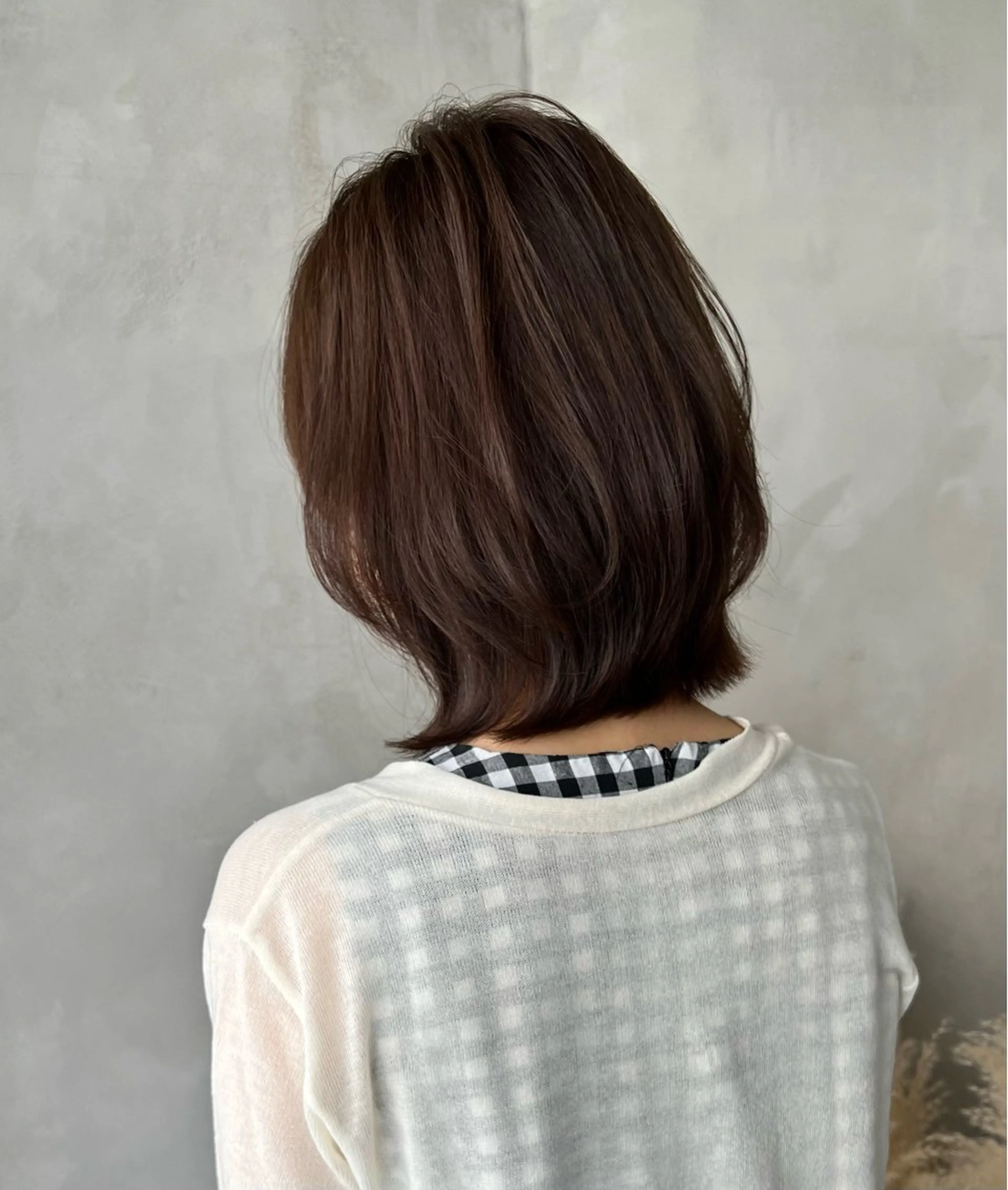 ミディアム レイヤーカット 可児 令路のヘアスタイル