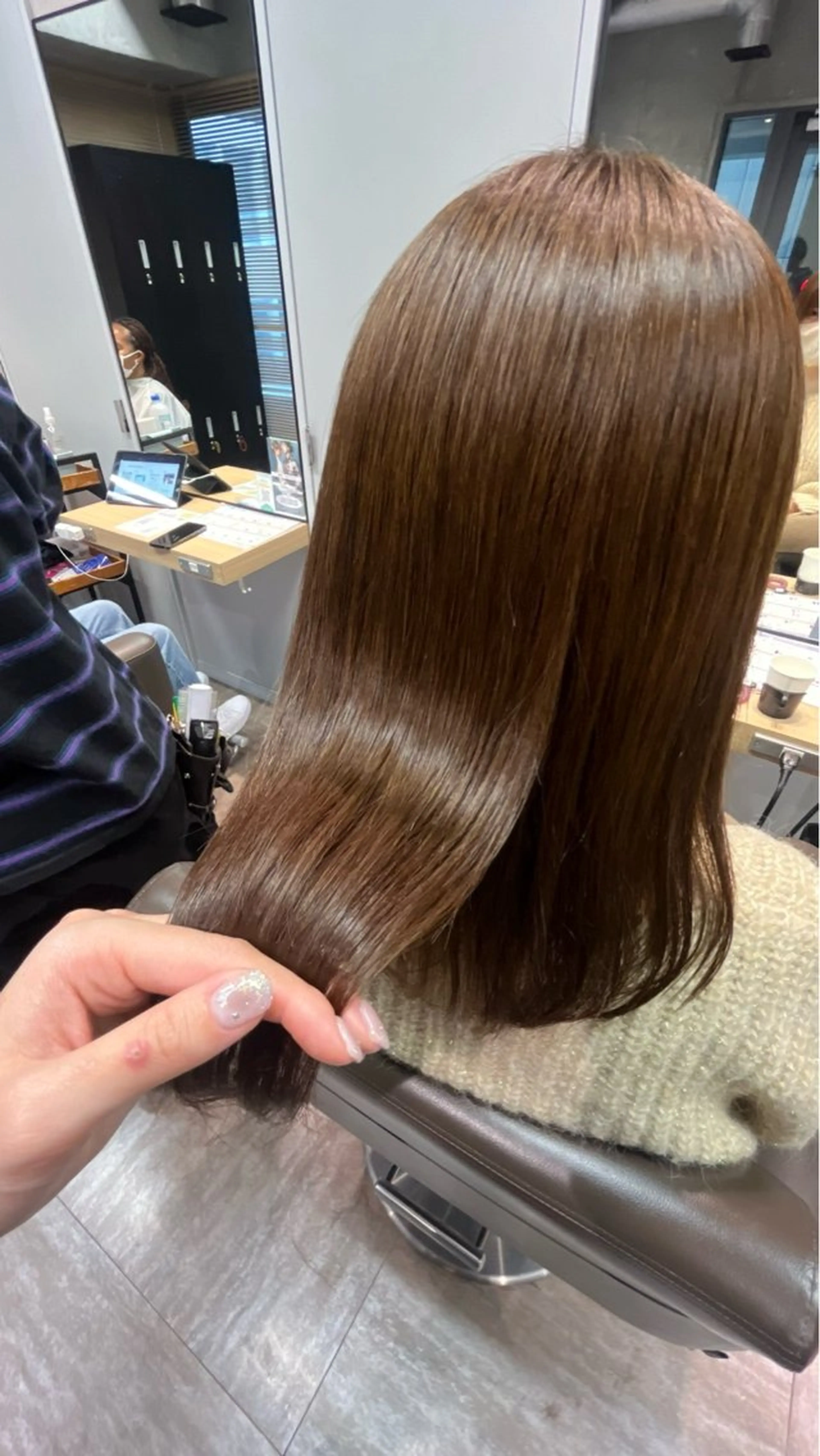 ロング ボブカット/艶カラー /Harukaのヘアスタイル