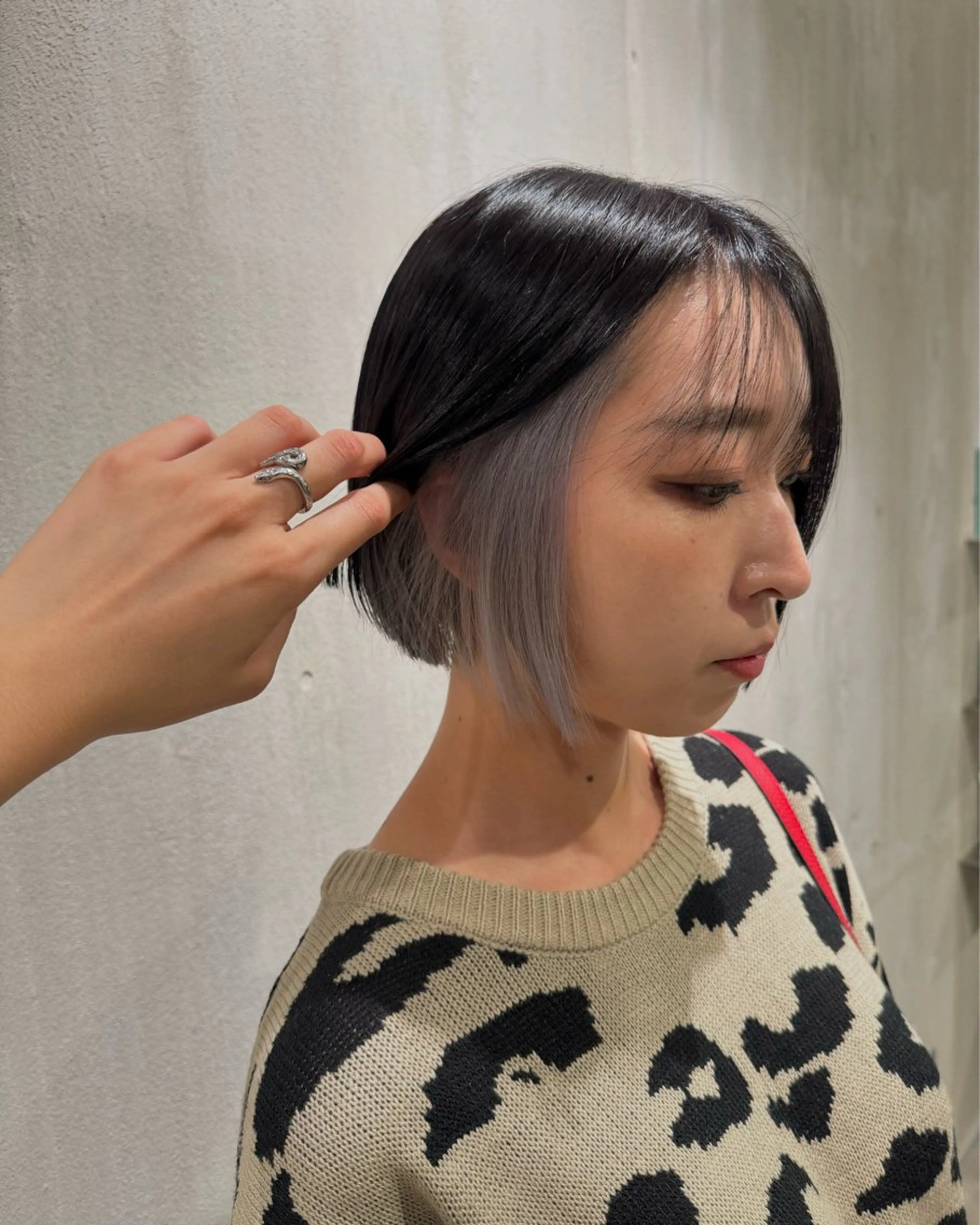 ショート カラー ヘアカラー トリートメント 透明感カラー 天羅のヘアスタイル