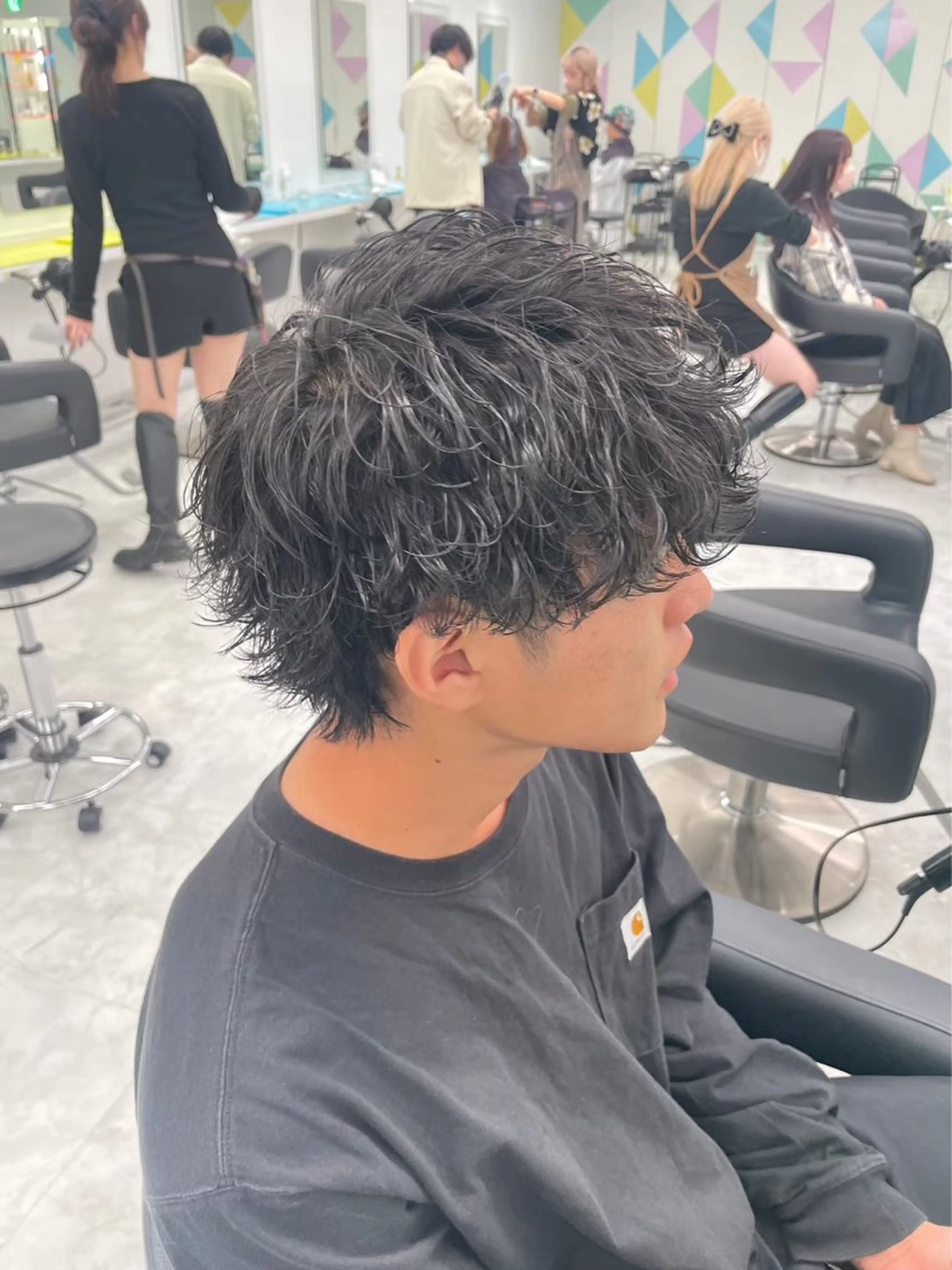 パーマ メンズ カット パーマ 🌟あゆ🌟 女子ウケスタイルのヘアスタイル