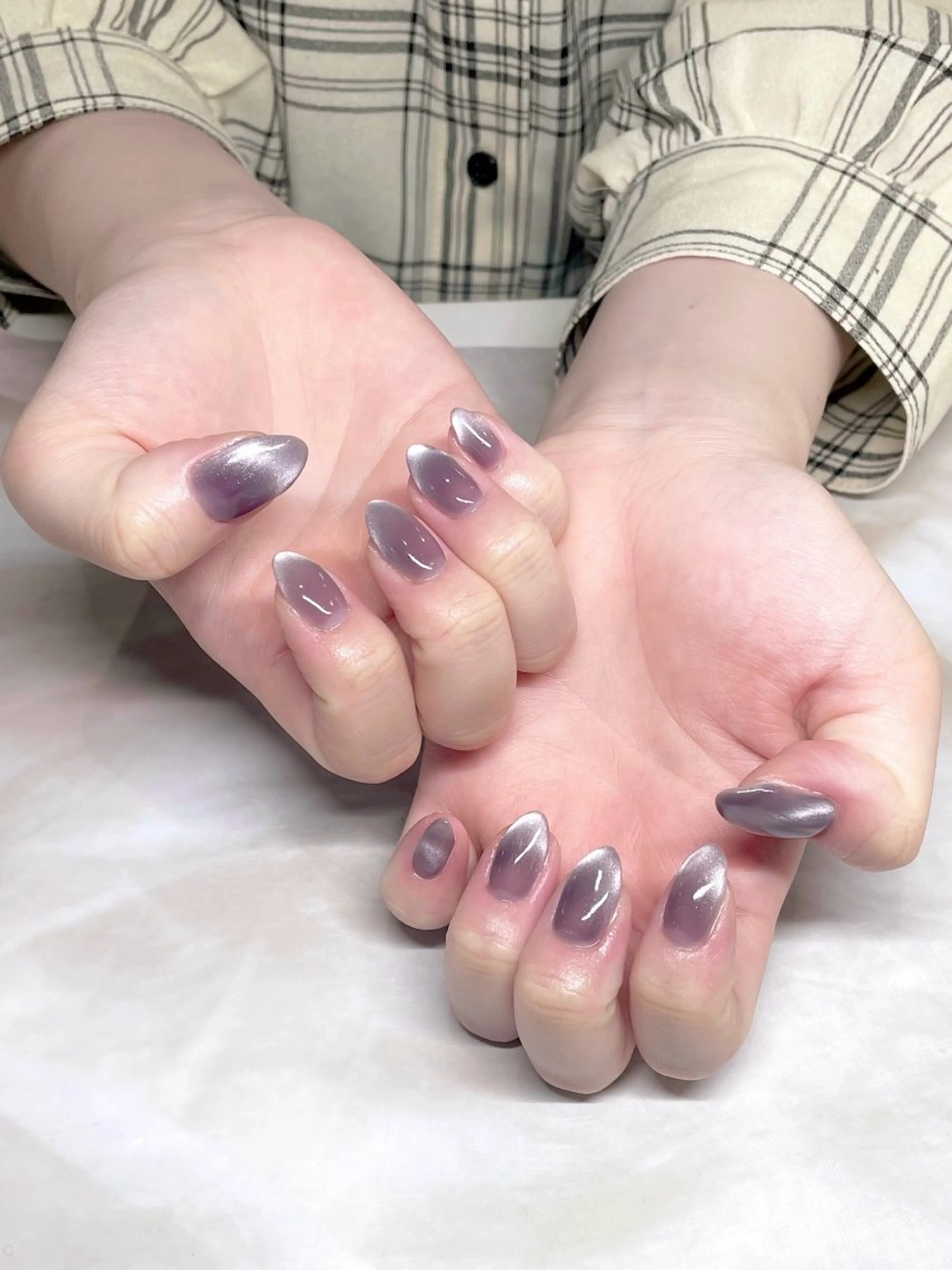 ♥️10月限定♥️【オフあり】ハンドキラめくマグネットネイル💅🏻💎パラジェル変更OK🫧の写真