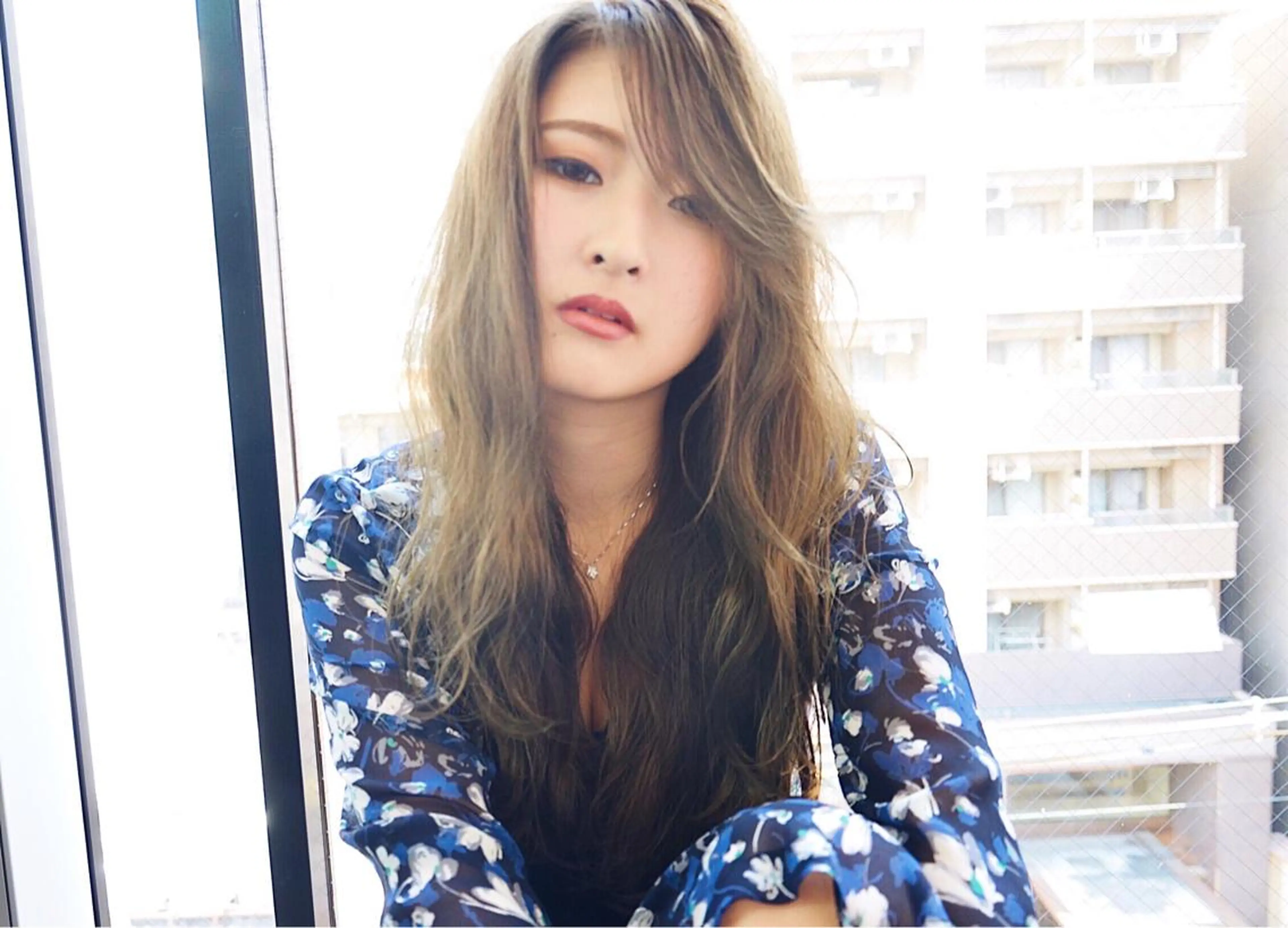 ロング カラー ヘアアレンジ 透明感カラー ロング sketcH.所属・中村 ダイスケのその他イメージ