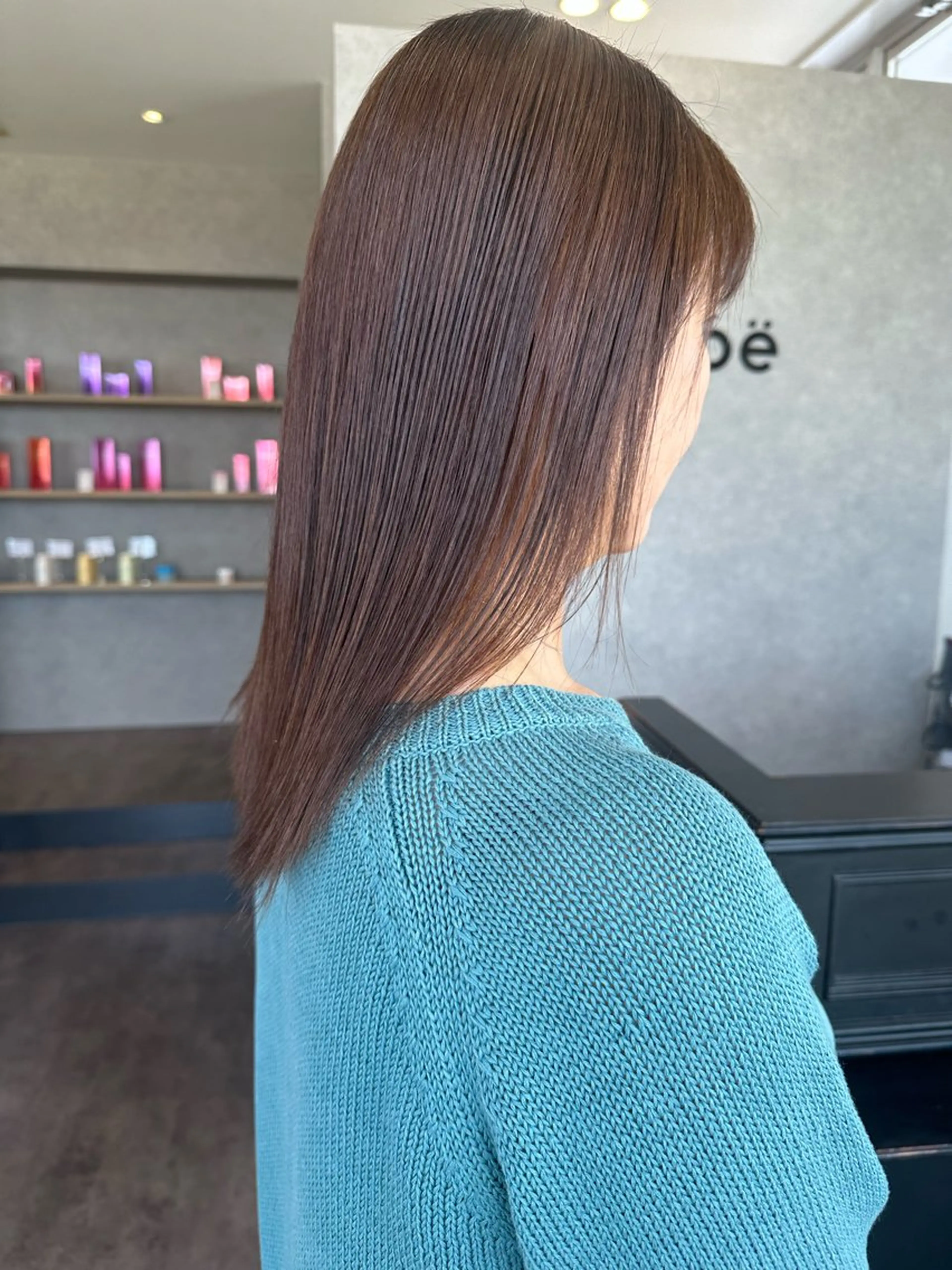 セミロング カノエ小串店 /スタッフモデルのヘアスタイル