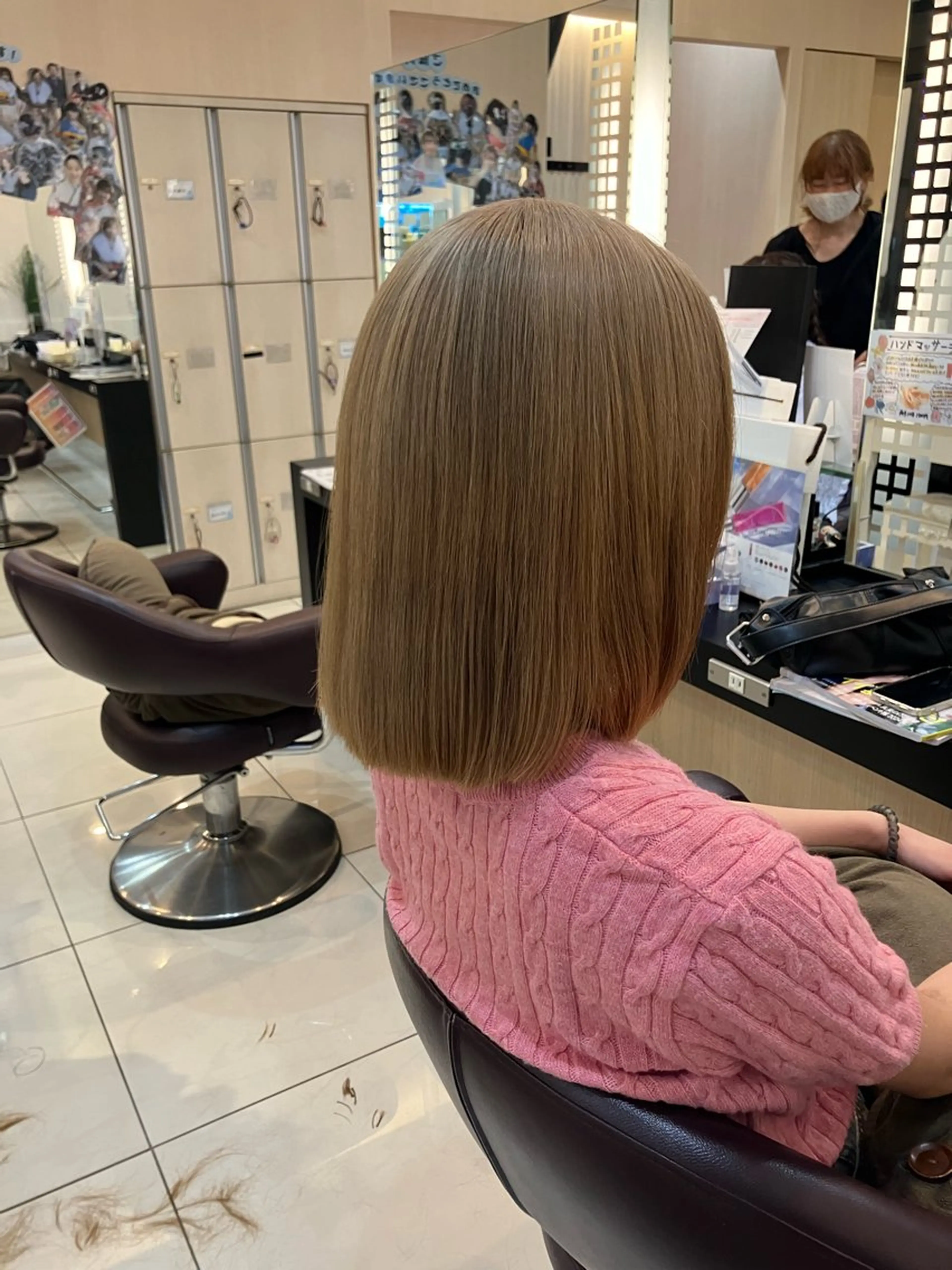ミディアム ヘアカラー yukari 艶髪ヘアのヘアスタイル