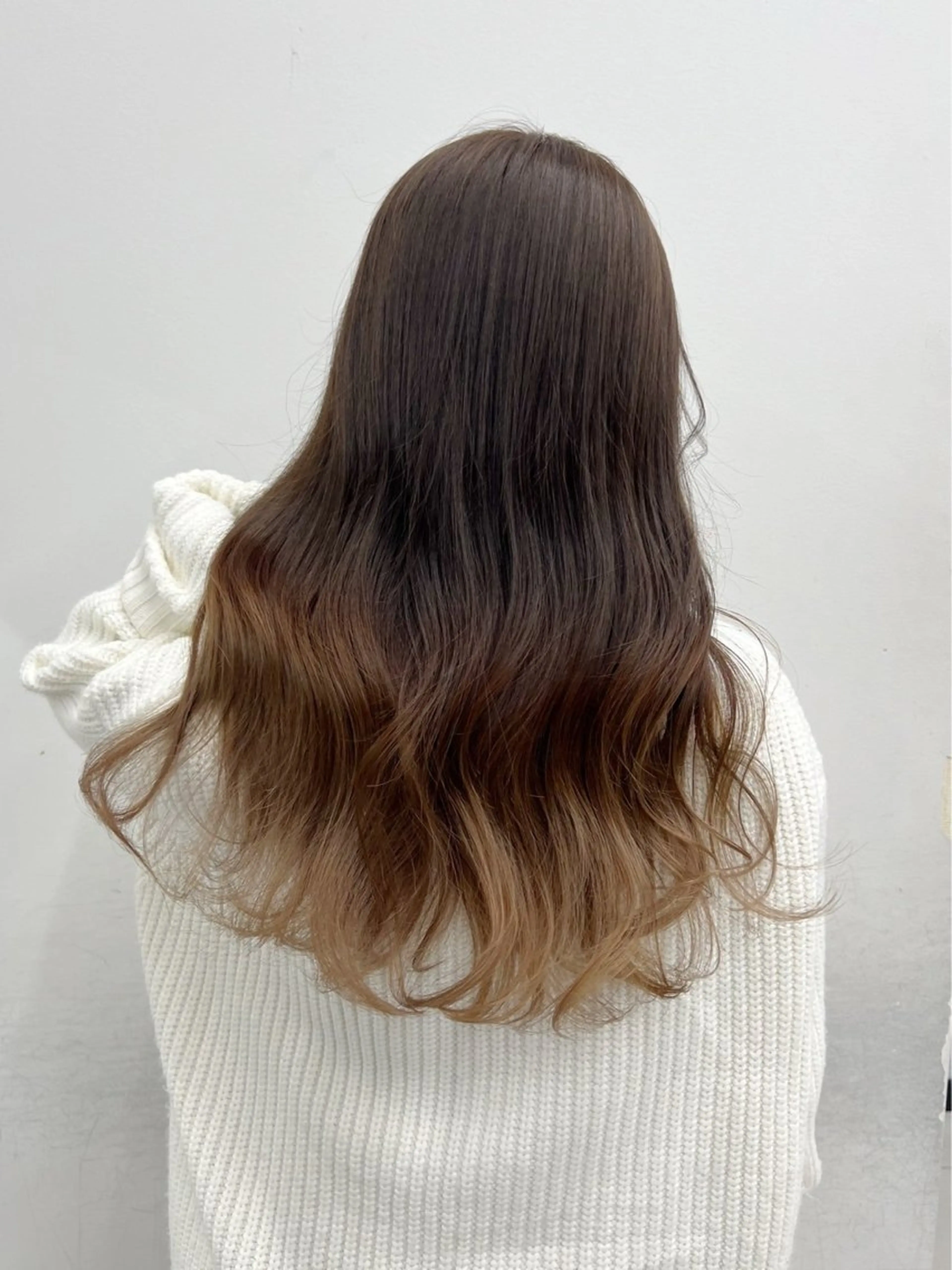 ロング カラー パーマ amble luxe ❤️渋谷❤️のヘアスタイル