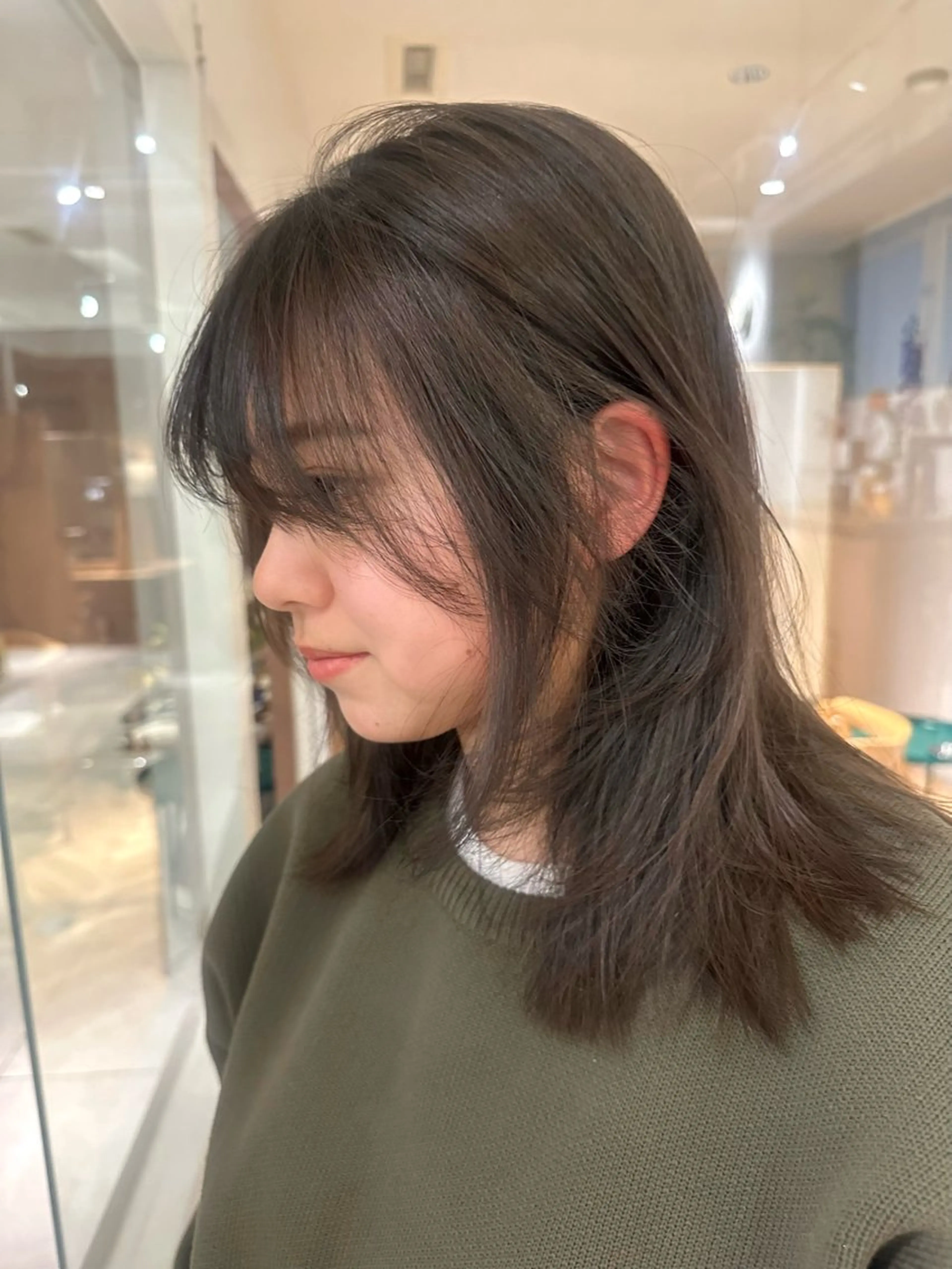 ミディアム hase ／tsunaguのヘアスタイル