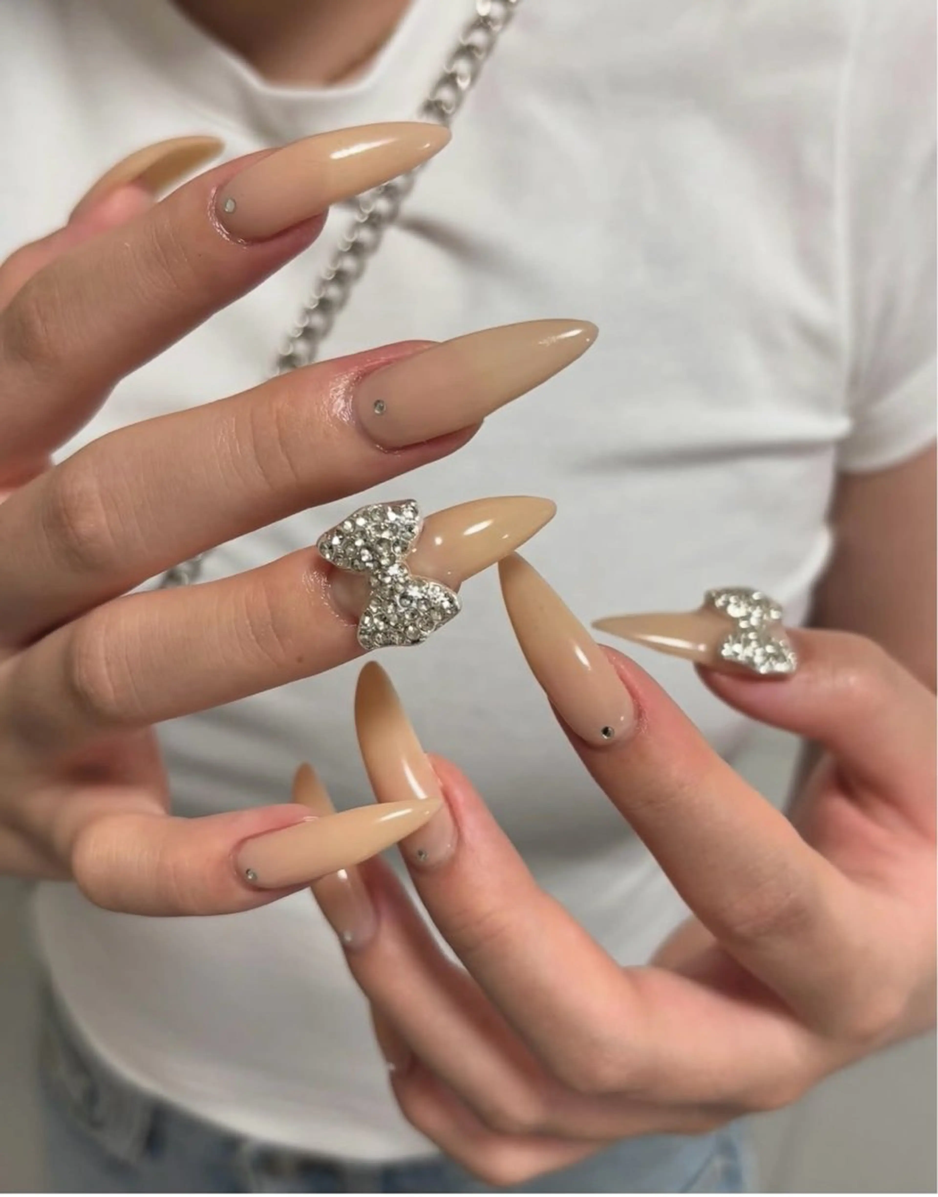 ネイル フレンチネイル グラデーション 韓国ネイル マグネットネイル シンプルネイル ハンドネイル CoMo Nail Studio所属・CoMo Nailのネイルデザイン