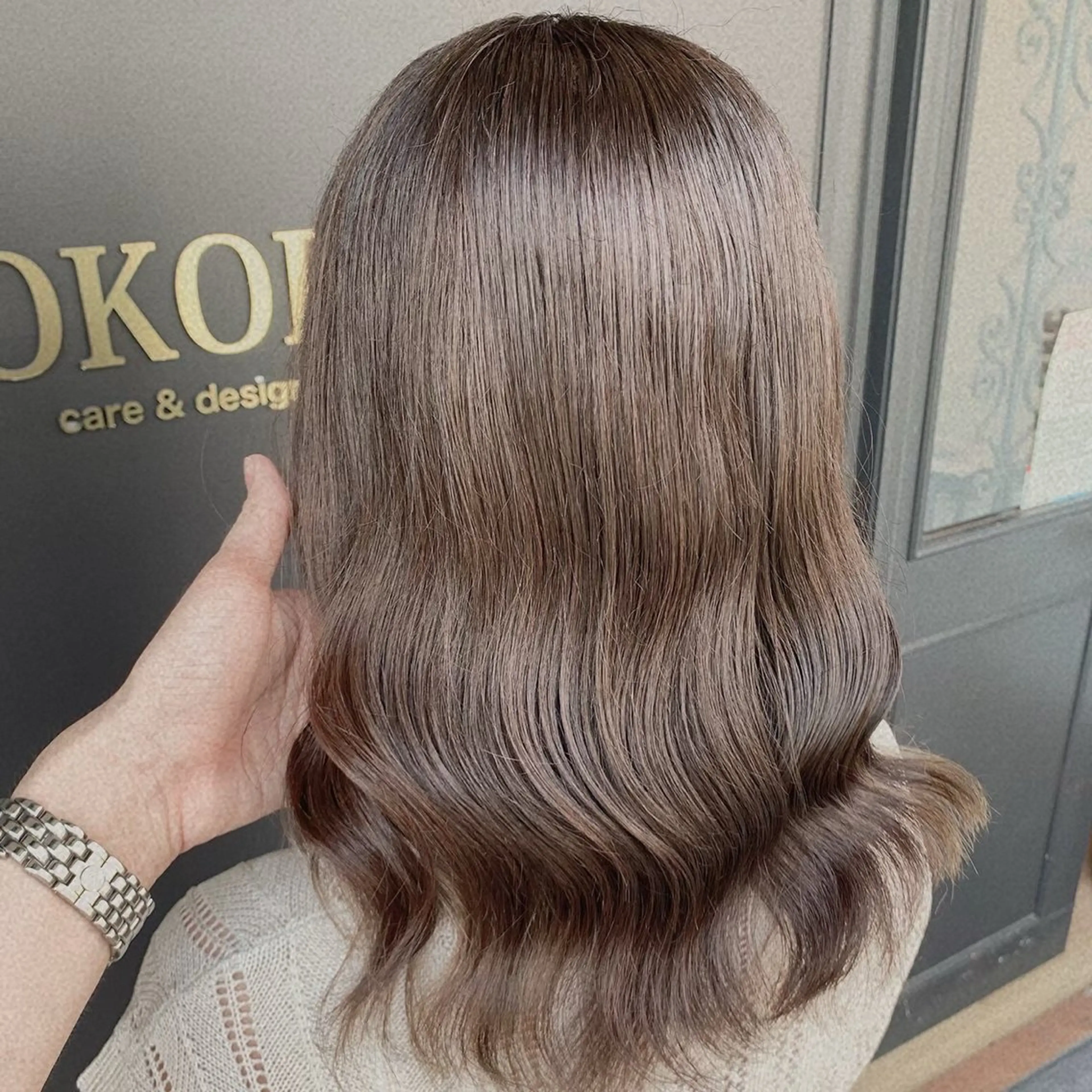 ミディアム ヘアカラー ななか /KOKOROのヘアスタイル