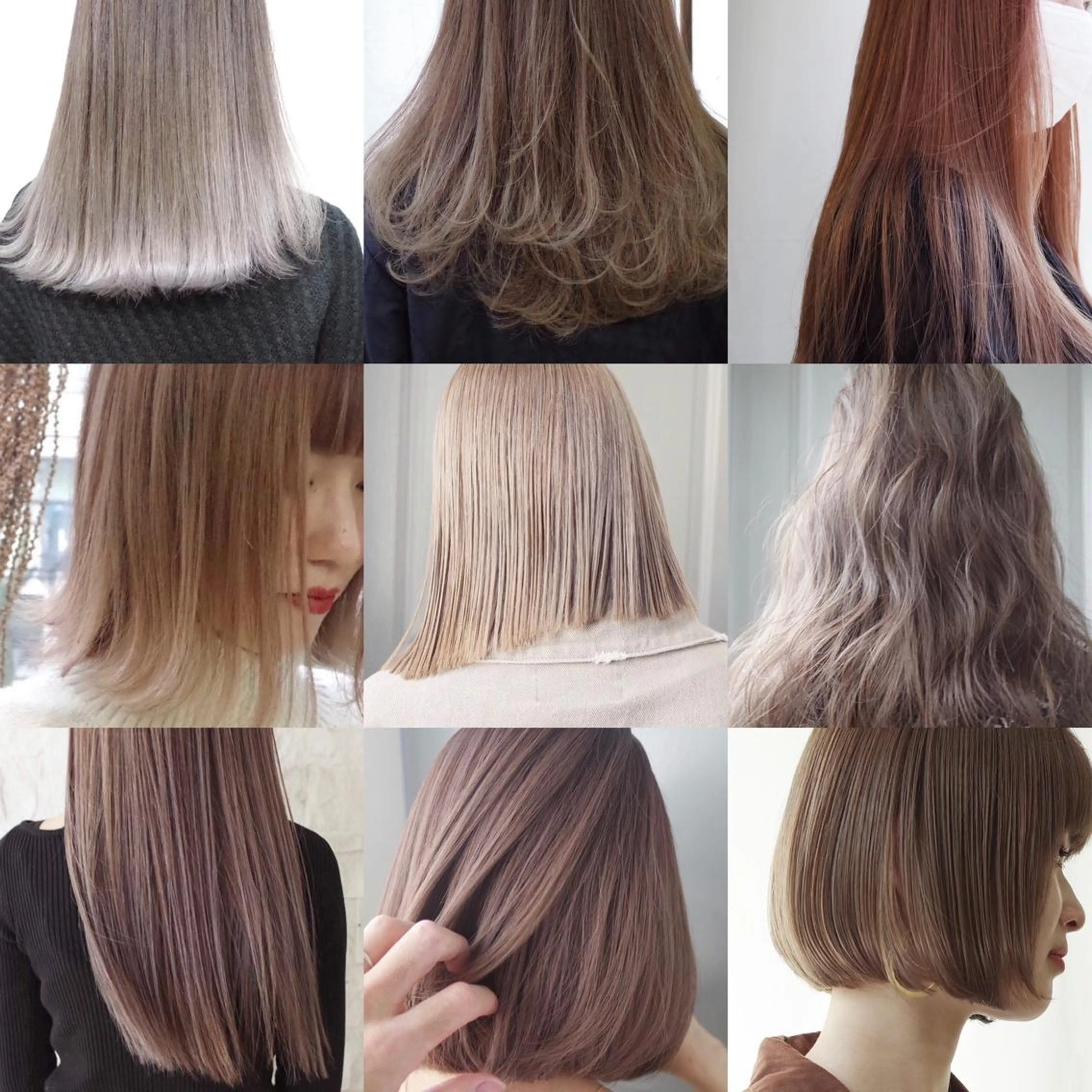 ミディアム カラー カット ヘアカラー トリートメント suvvy hairsalonのヘアスタイル