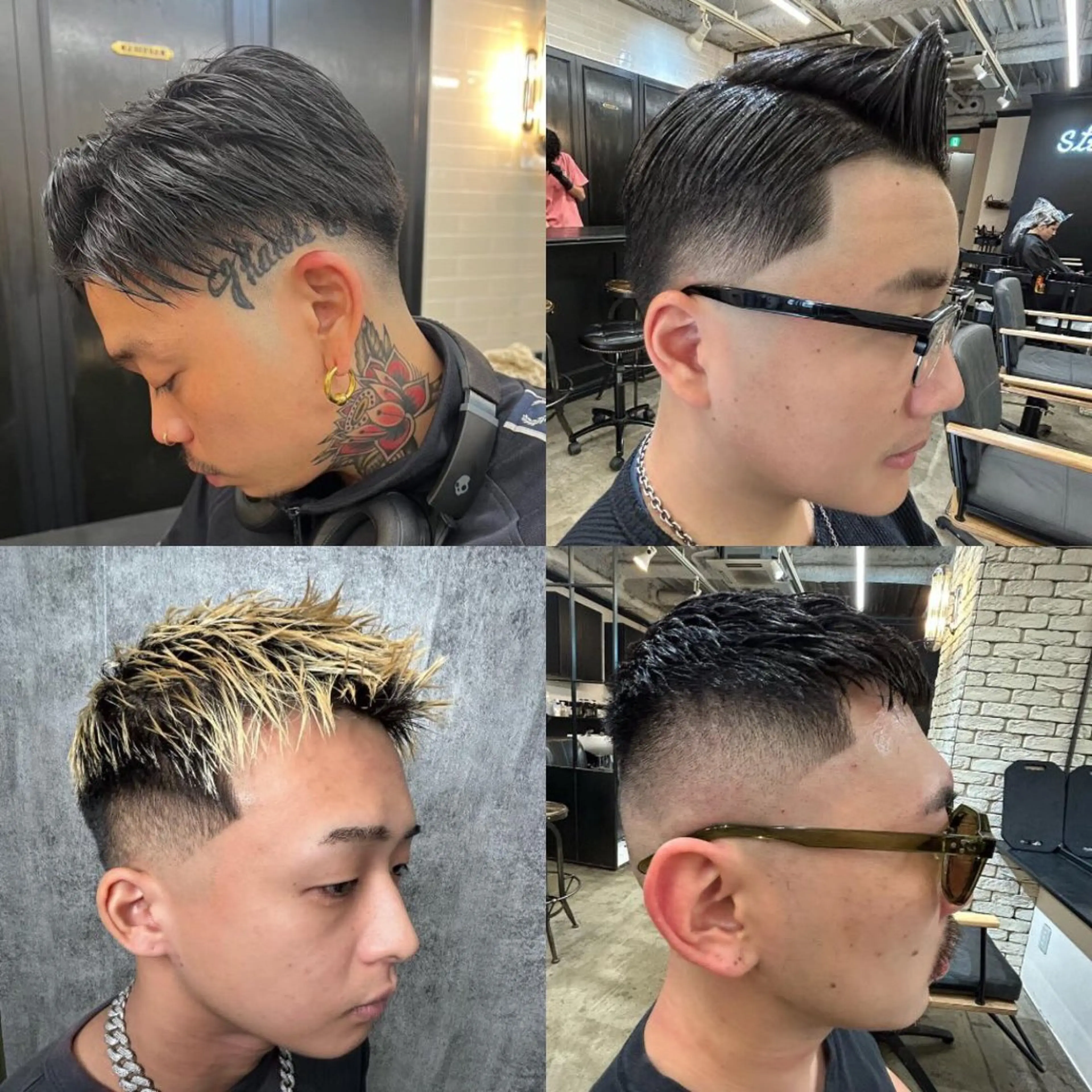 ショート メンズ フェードカット 刈り上げ lana hair 新宿/髪質改善のヘアスタイル
