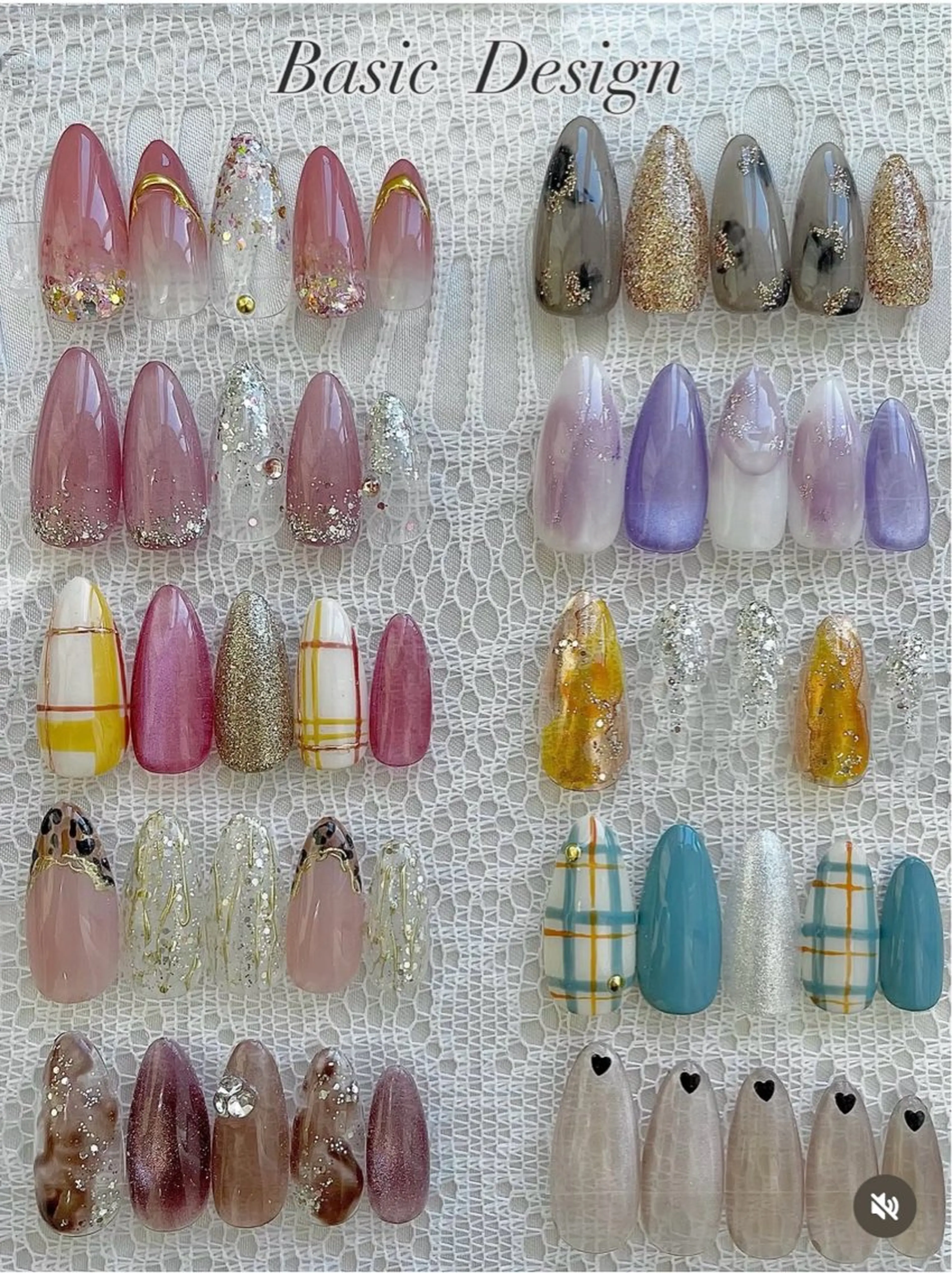 定額ベーシックネイル（オフ有）の写真