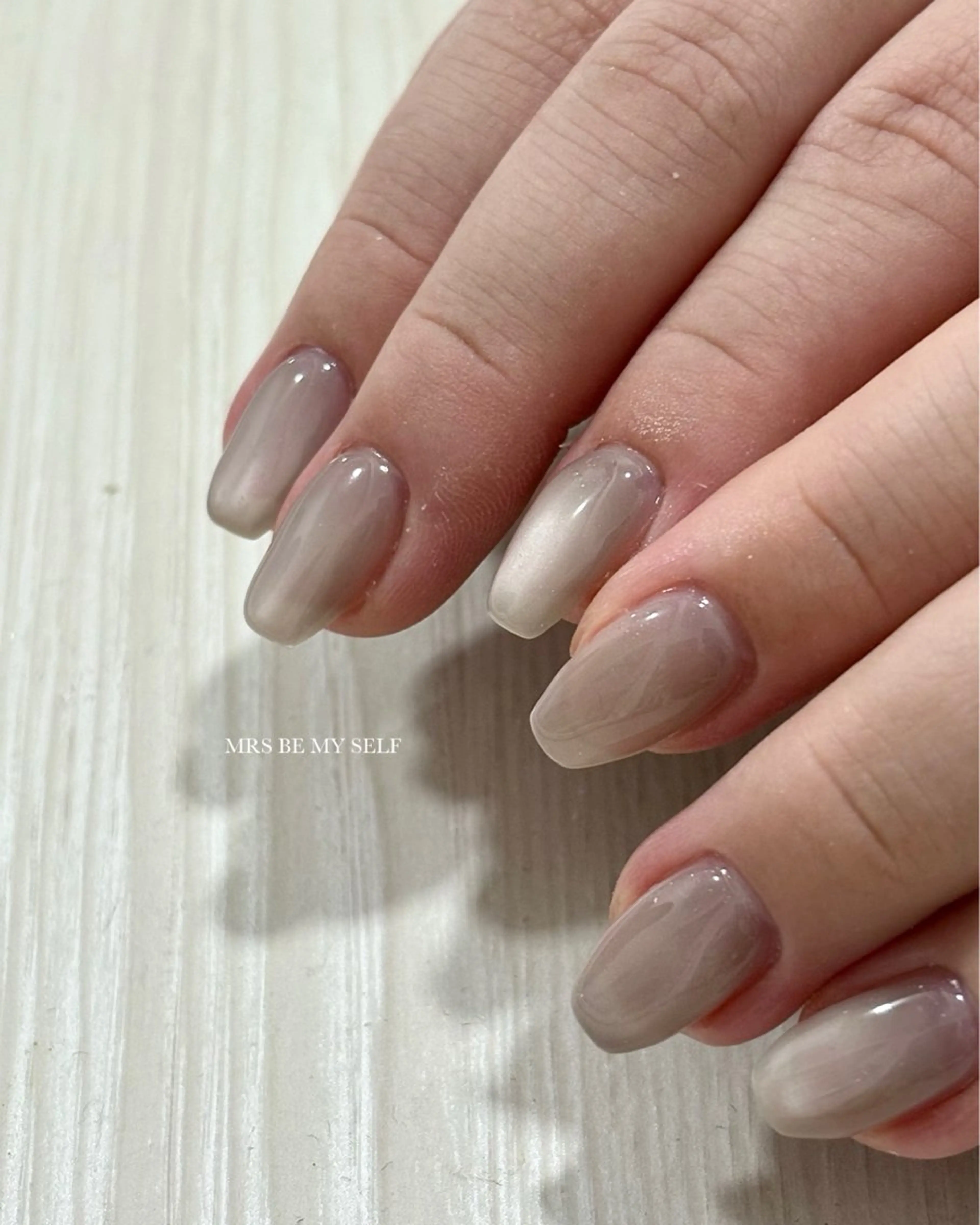 ネイル 氷ネイル・うるうるネイル マグネットネイル ハンドネイル MRS/ miyu🎀のネイルデザイン