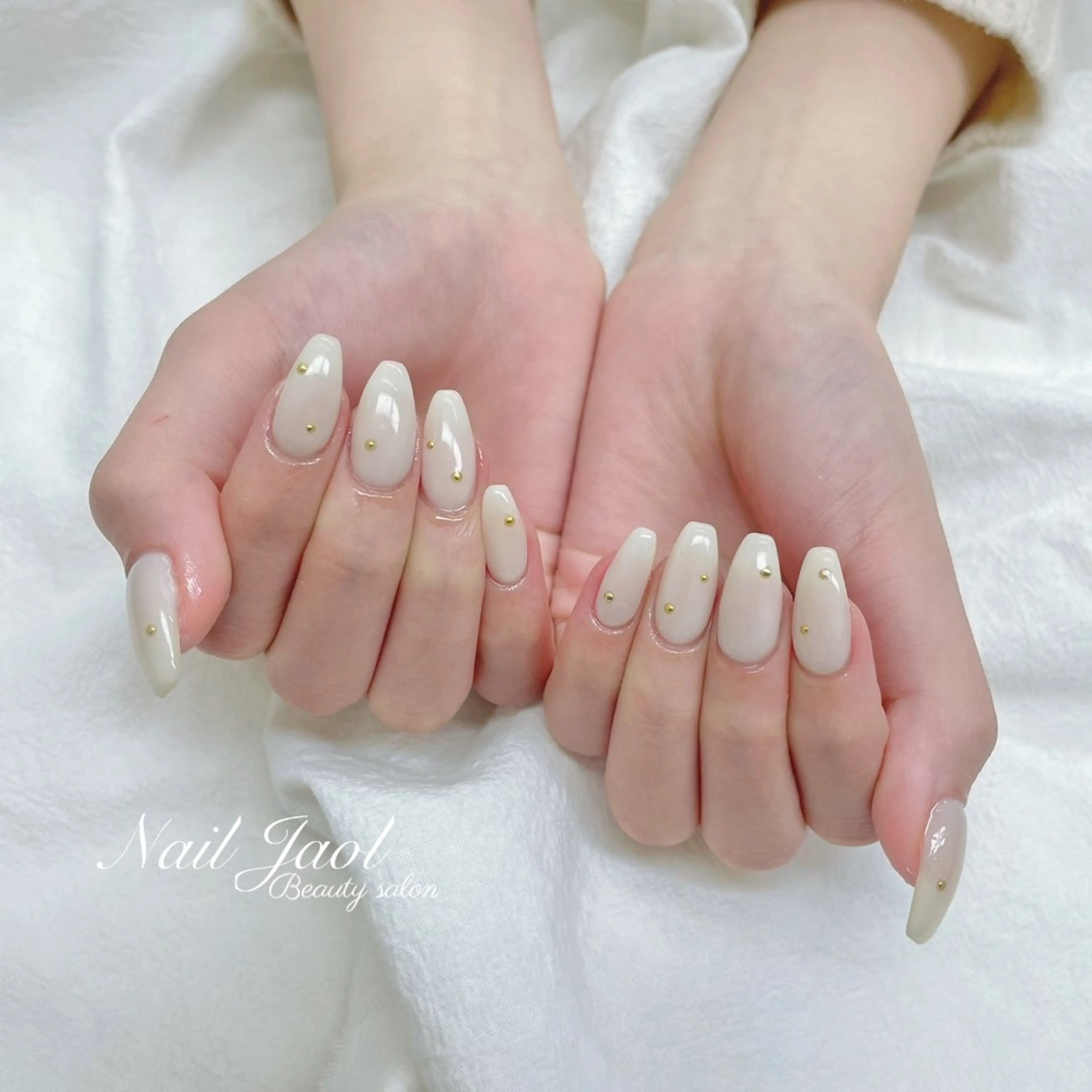ロング 韓国風ヘア ハンドネイル nail jaol池袋店所属・ネイルJaol 池袋のネイルデザイン