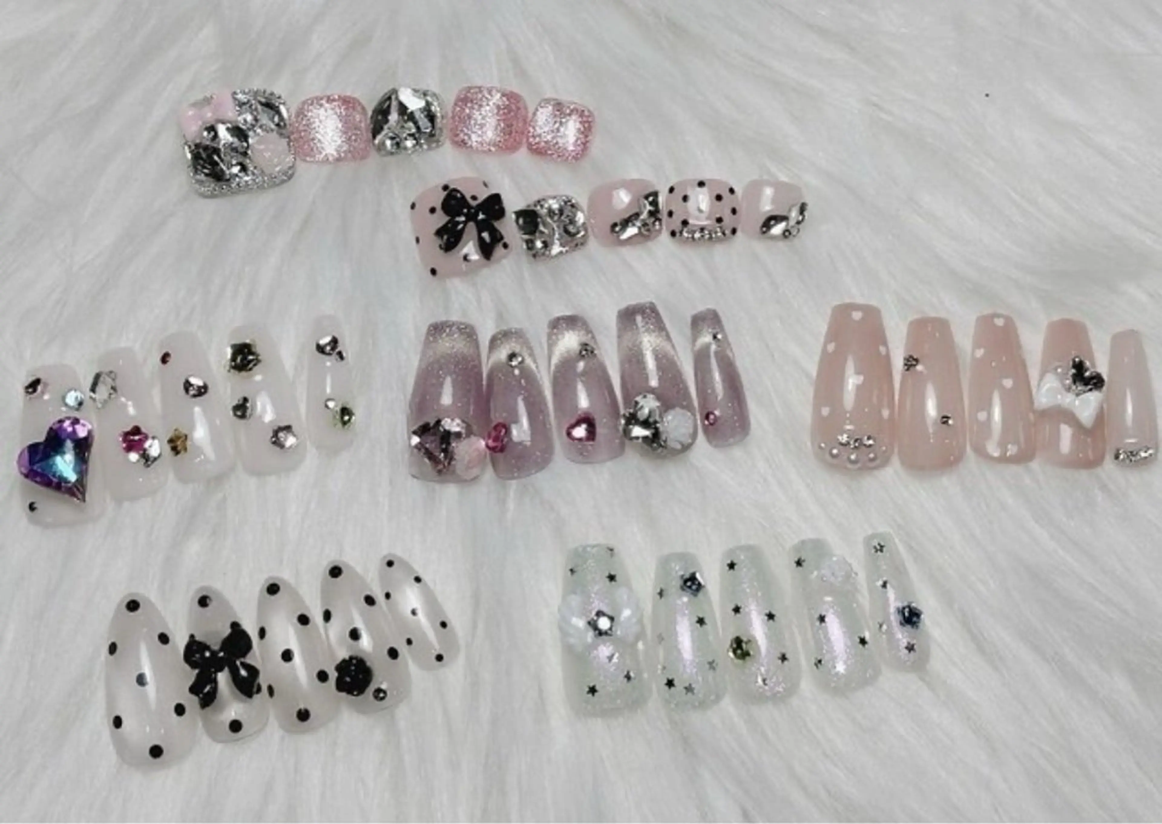 ハンドorフット10本定額アート(オフなし)の写真