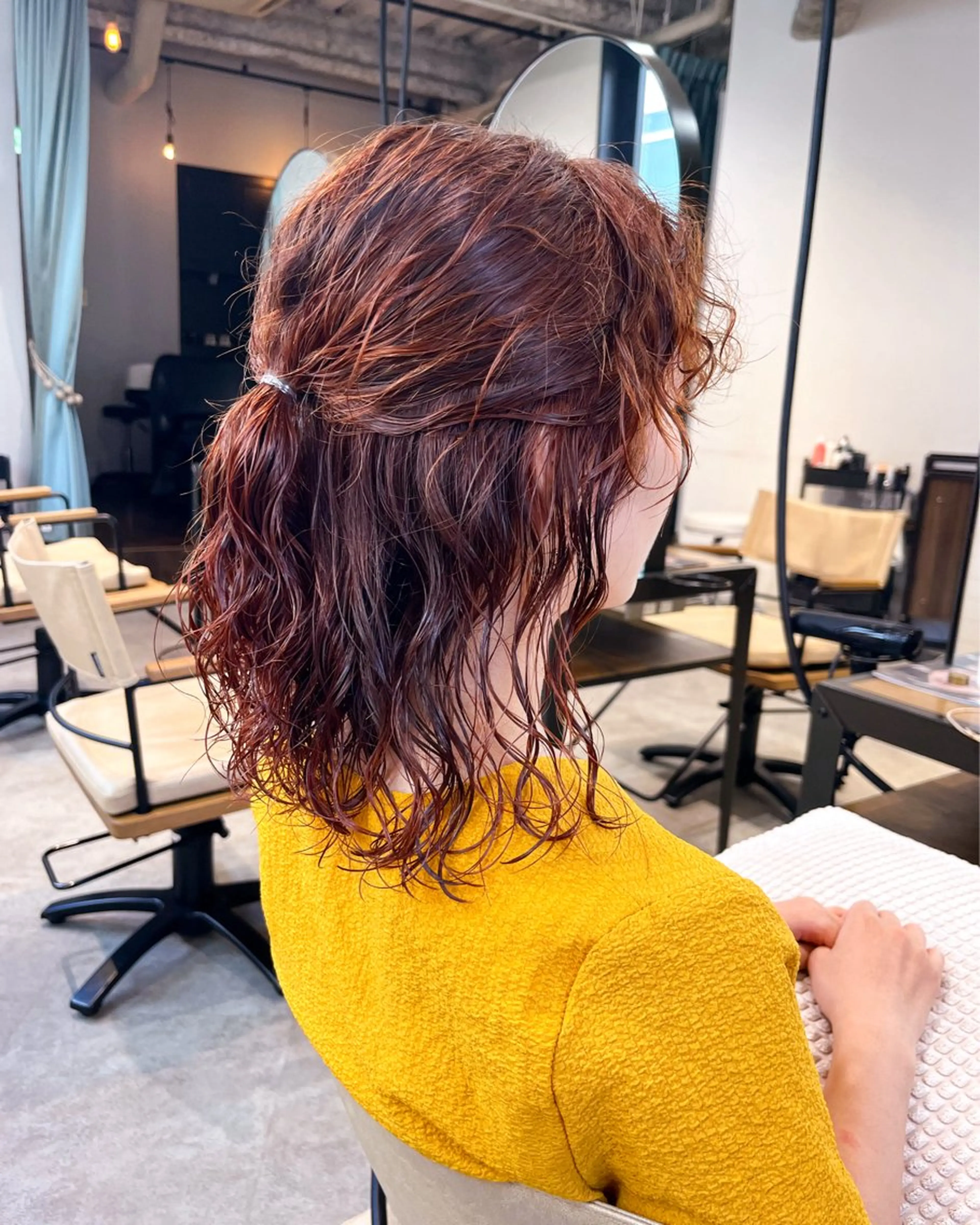 カラー ヘアカラー トリートメント 🍒暖色カラー🍒 ueno aiのヘアスタイル