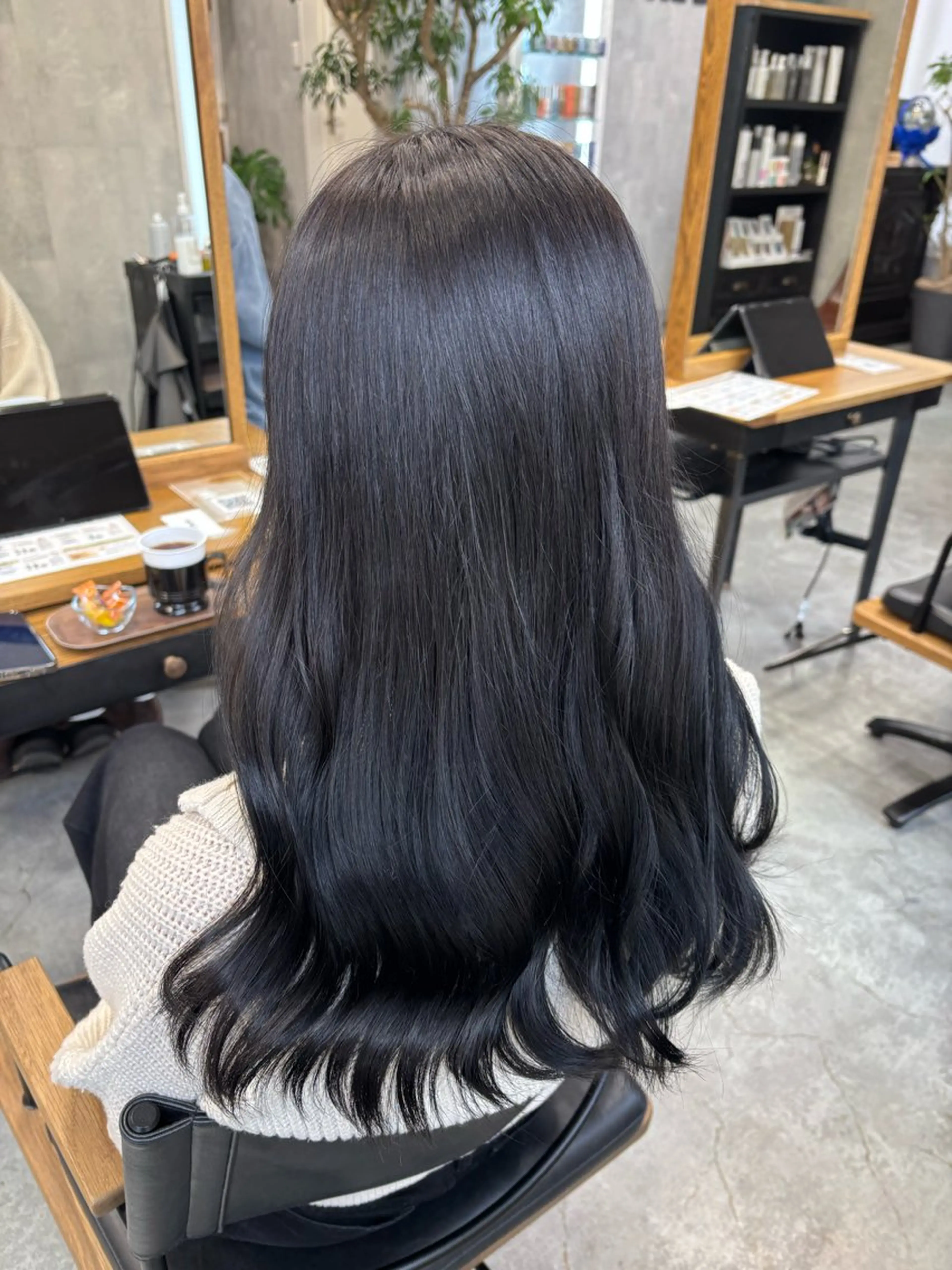 ロング 大塚 加奈恵のヘアスタイル