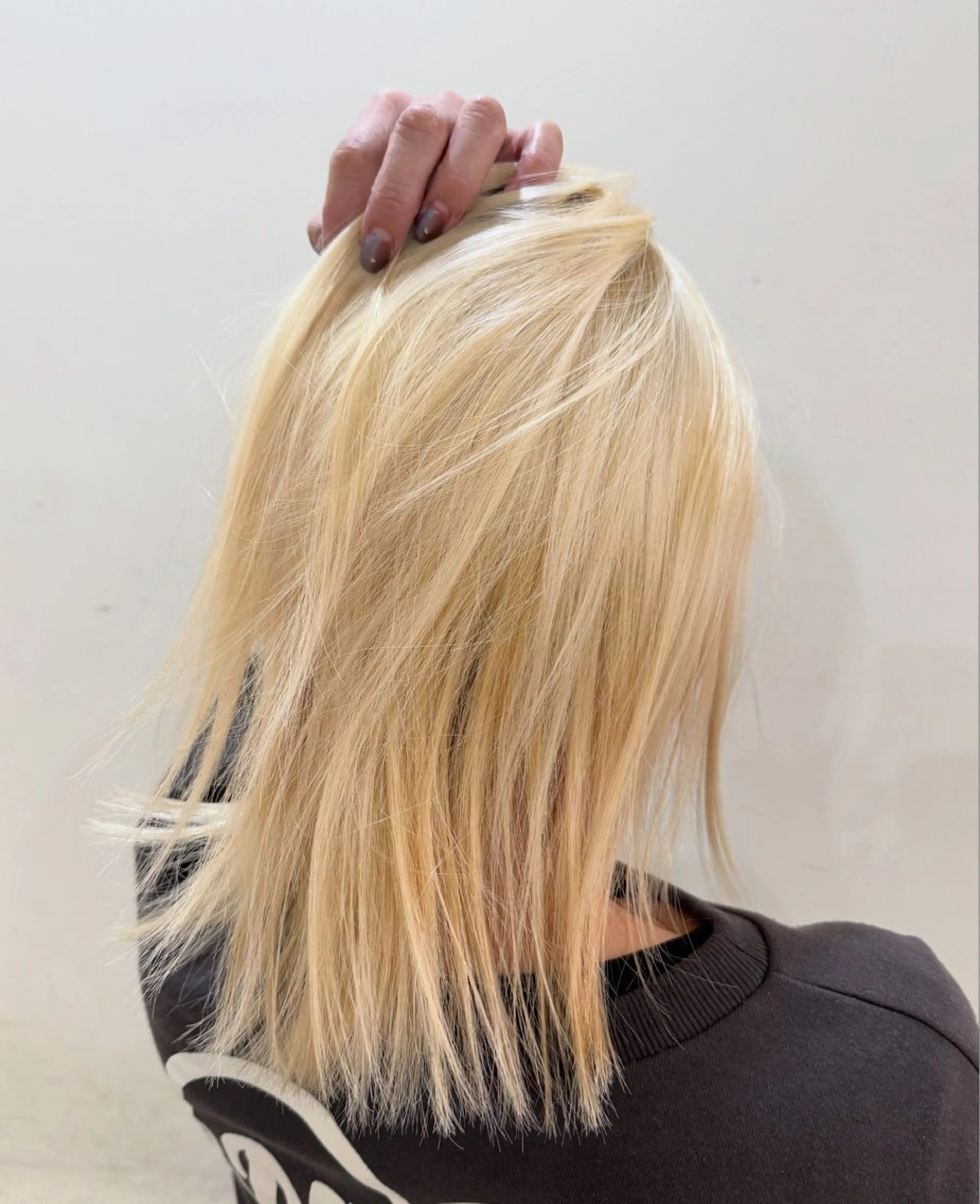 ミディアム カラー ヘアカラー トリートメント 🪐韓国ラベンダー艶 カラー/加野彩果🪐のヘアスタイル