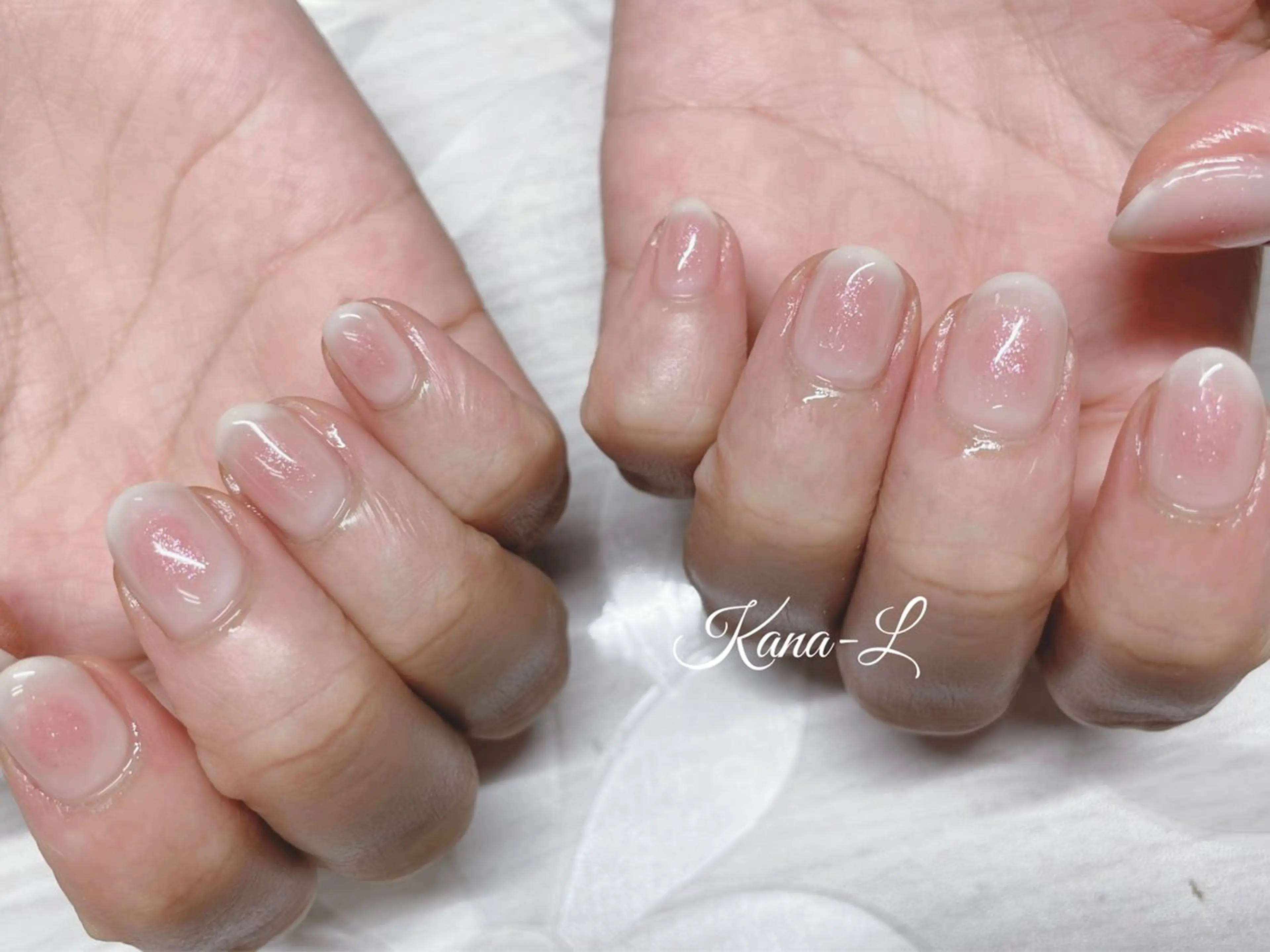 ネイル チークネイル ジェルネイル 韓国ネイル マグネットネイル パラジェル 芦辺 香奈のネイルデザイン